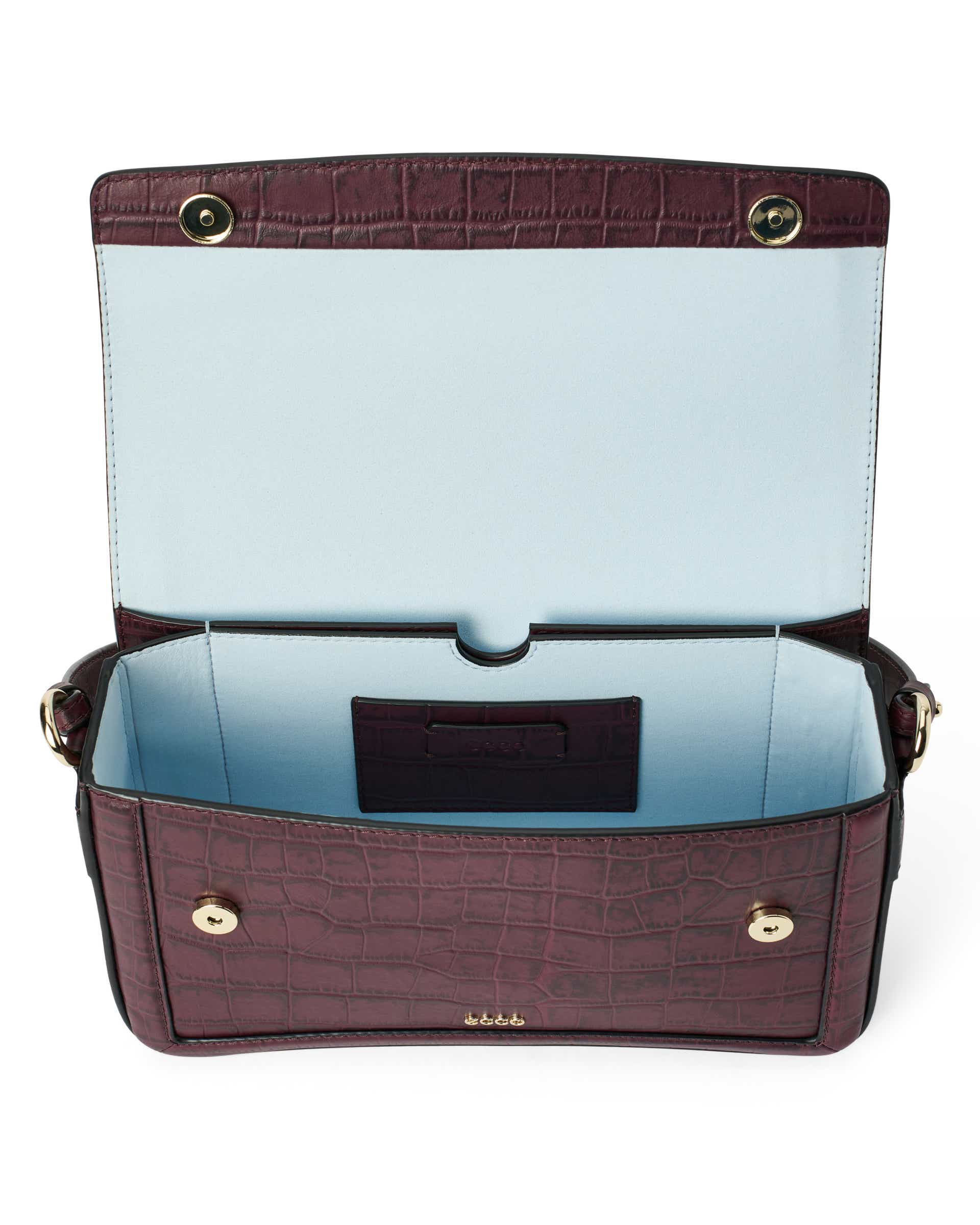 ECCO® PINCH BAG Damen Umhängetasche aus Leder - Lila - Inside