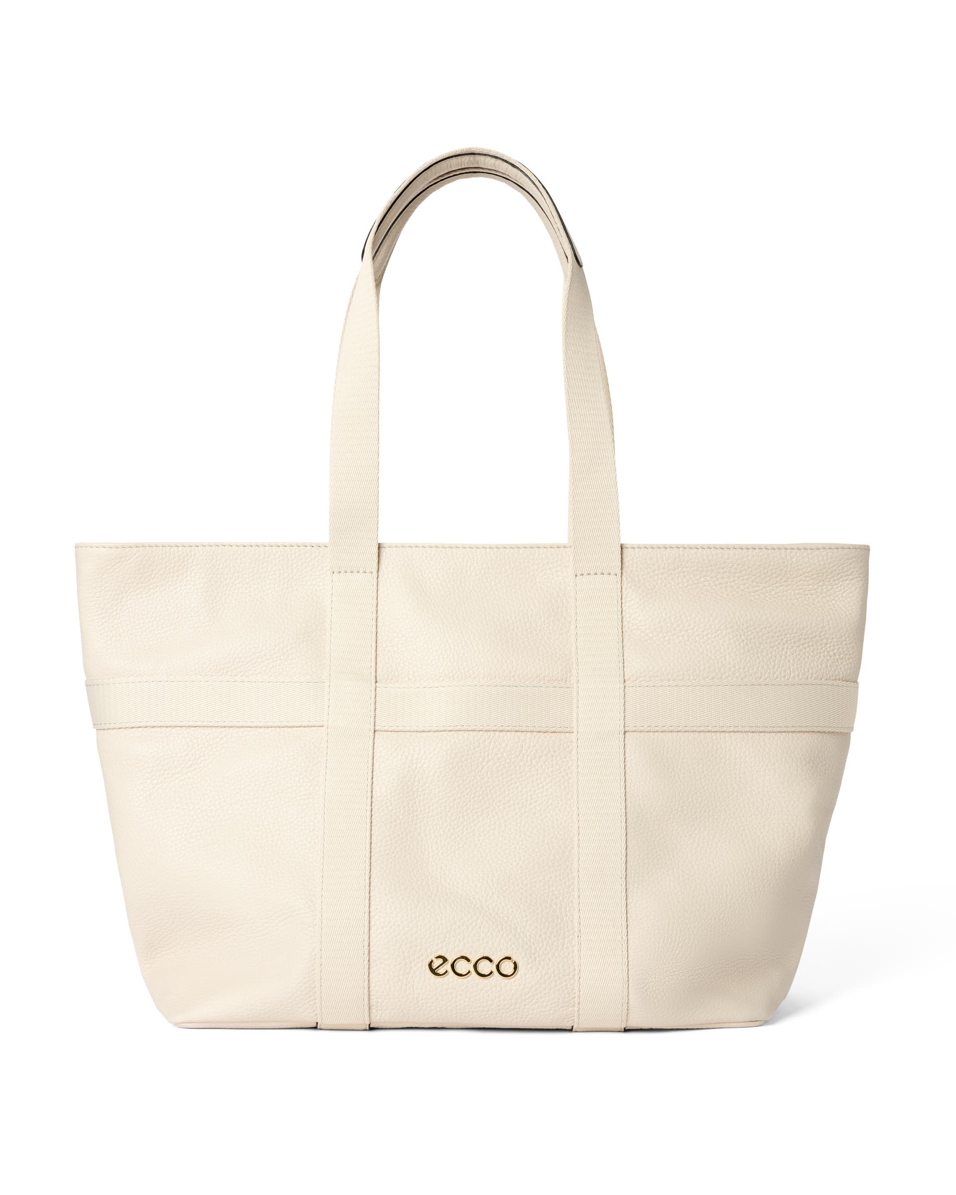 ECCO® Globetrotter Waterproof Leather Tote Bag - Beige - Main