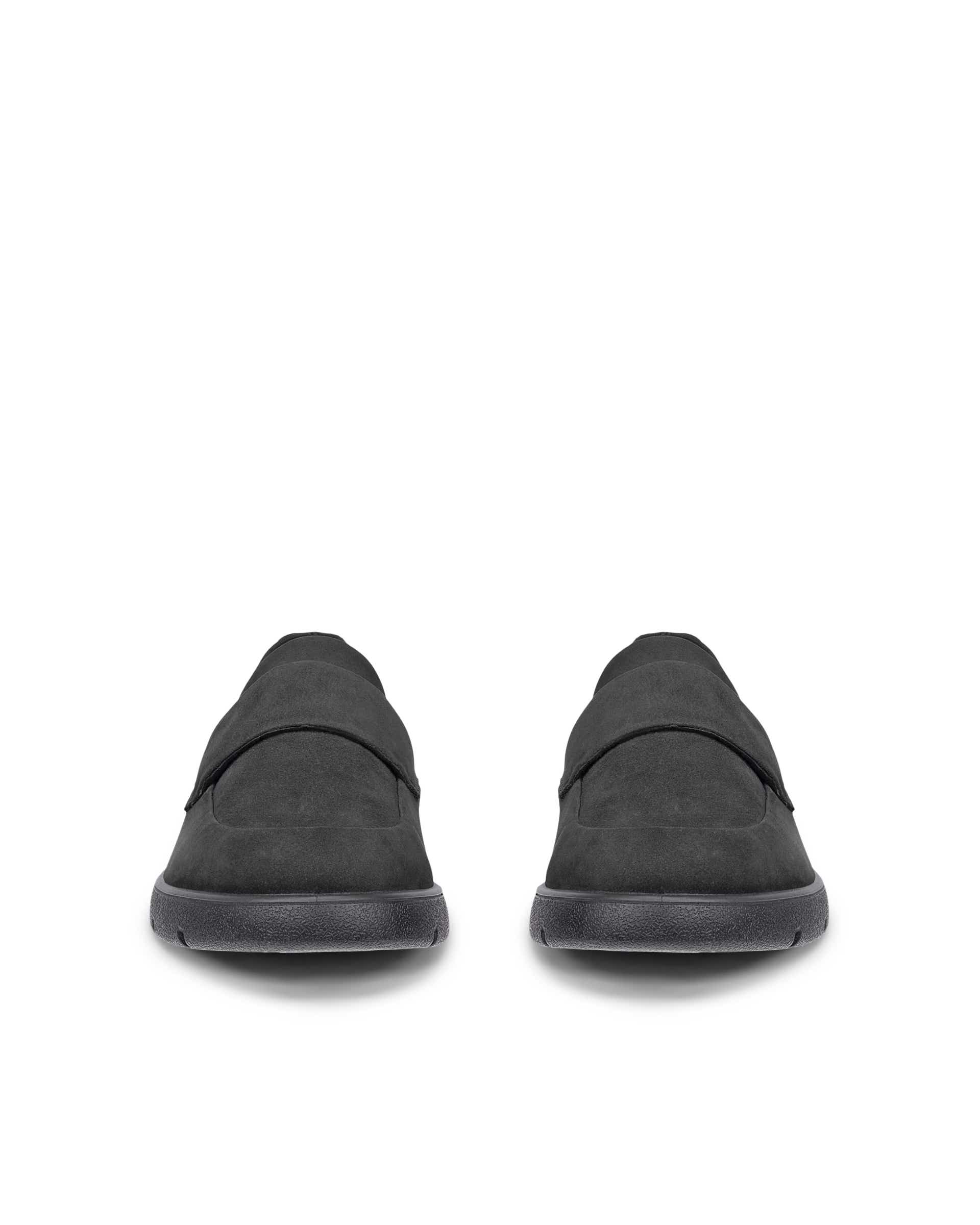 ECCO® BELLA 2 dames nubuck loafer - Zwart - Front pair