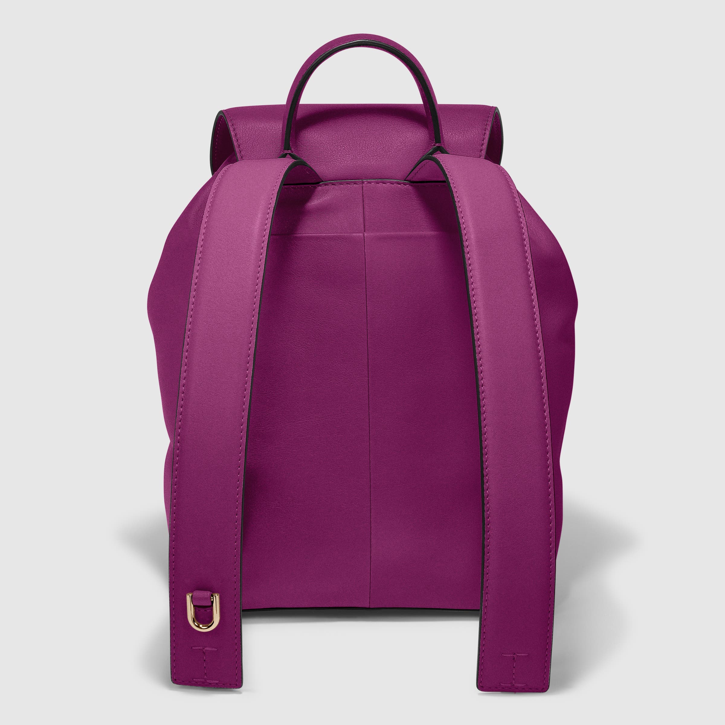 ECCO® Pillow Leather Backpack - Purple - Back