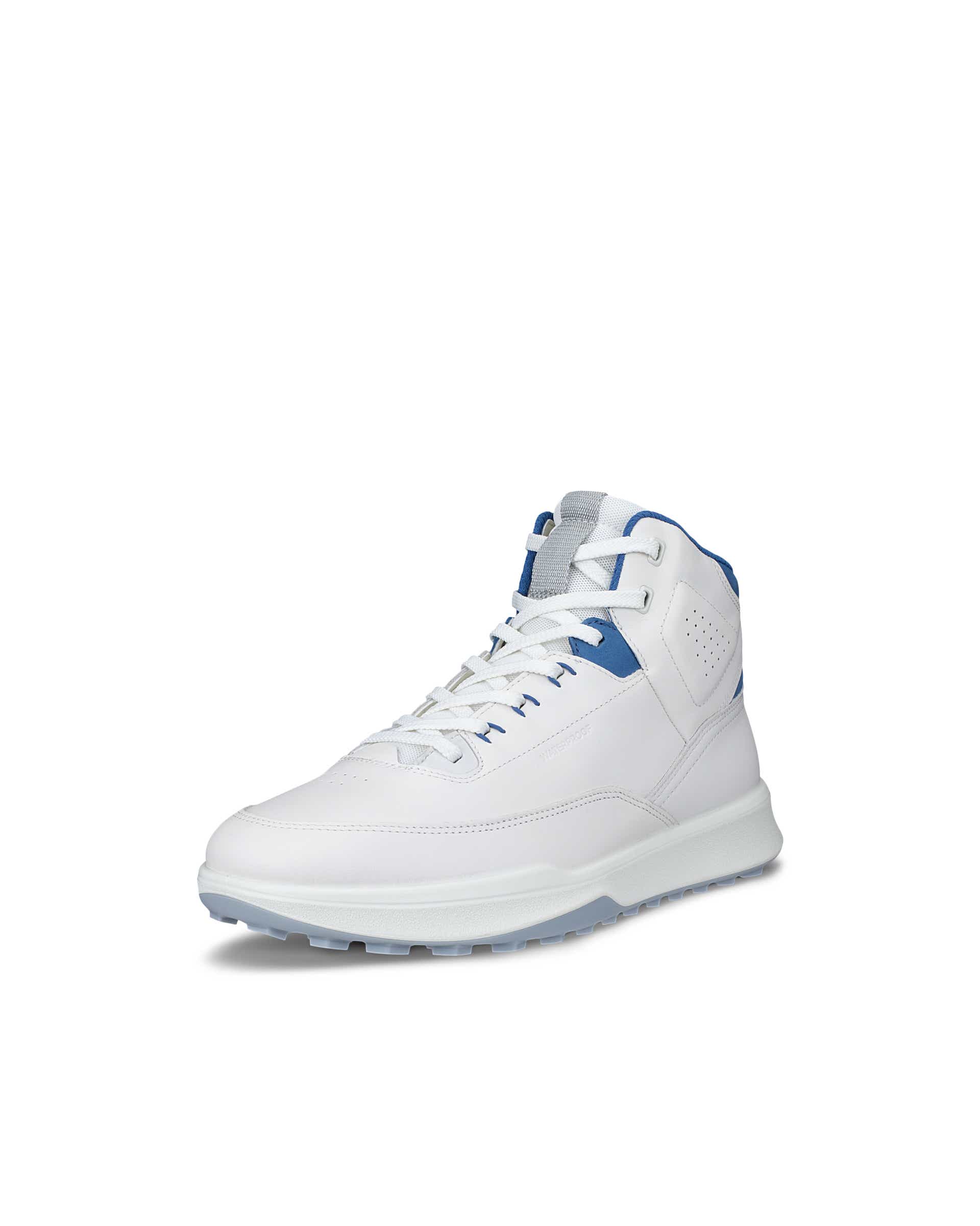 Men's ECCO® GOLF STREET VIBE Leather Waterproof Golf Shoe - White - Main