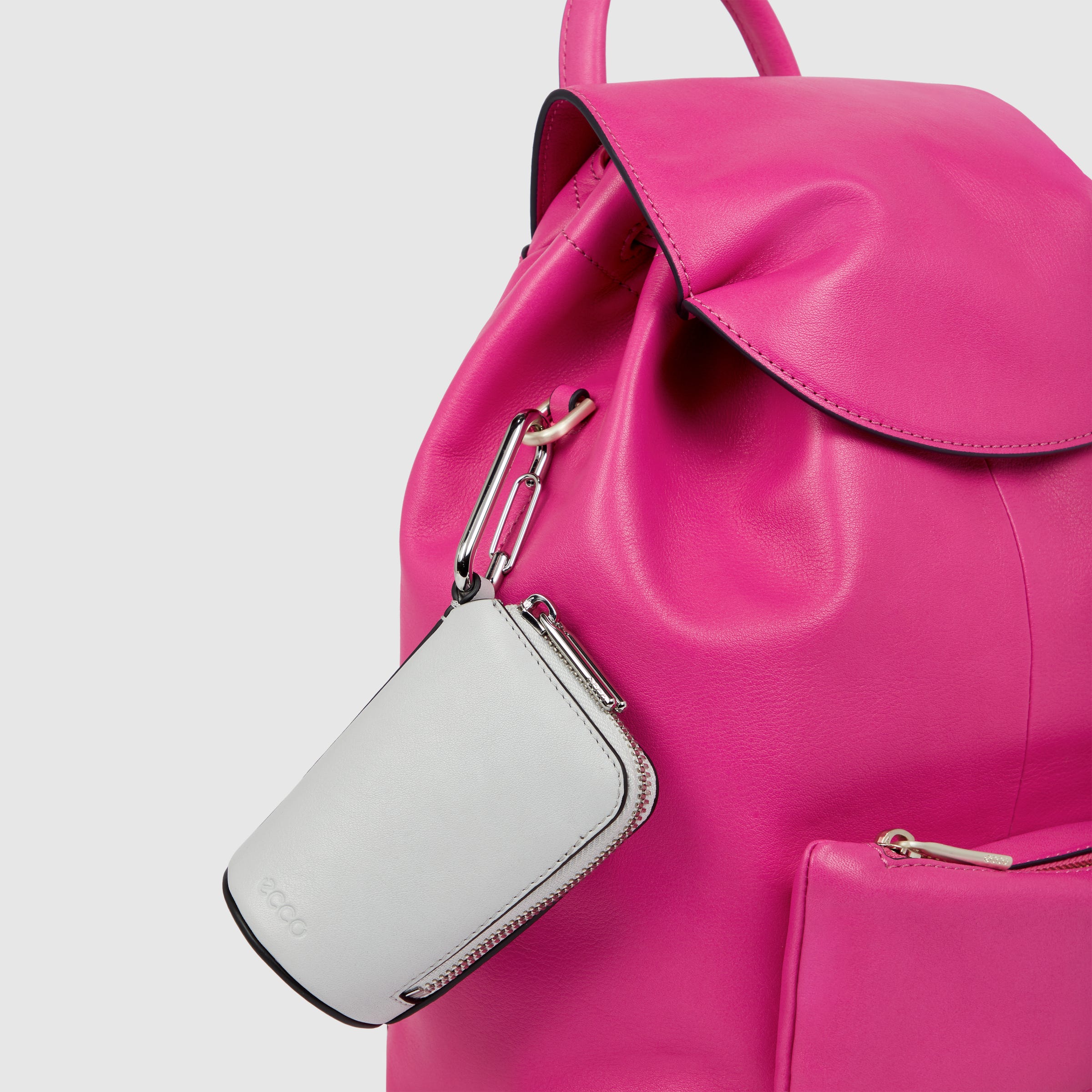 ECCO® Pillow Leather Backpack - Pink - Detail-2