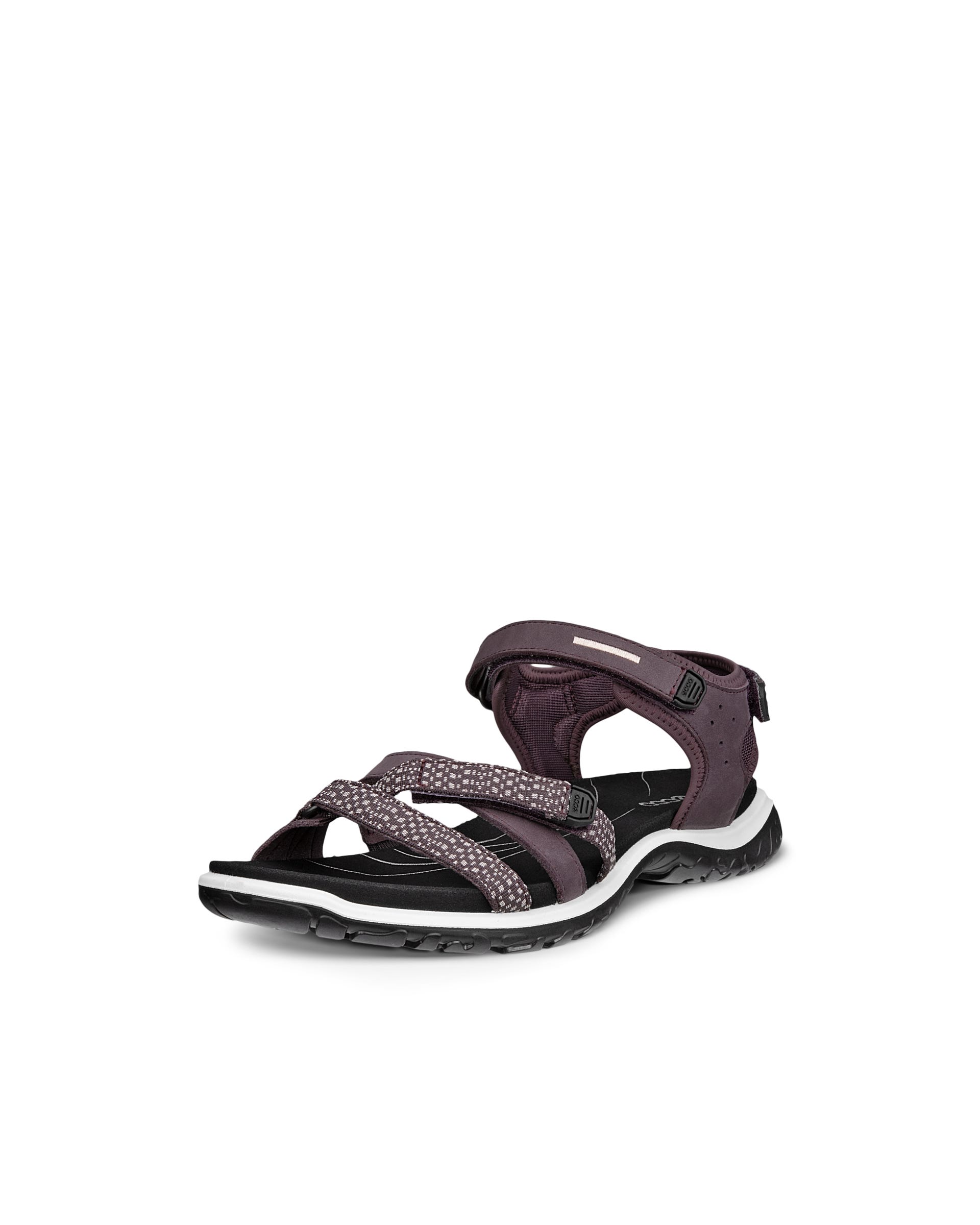 Damskie nubukowe sandały outdoor ECCO® OFFROAD ROAM - Fioletowy - Main