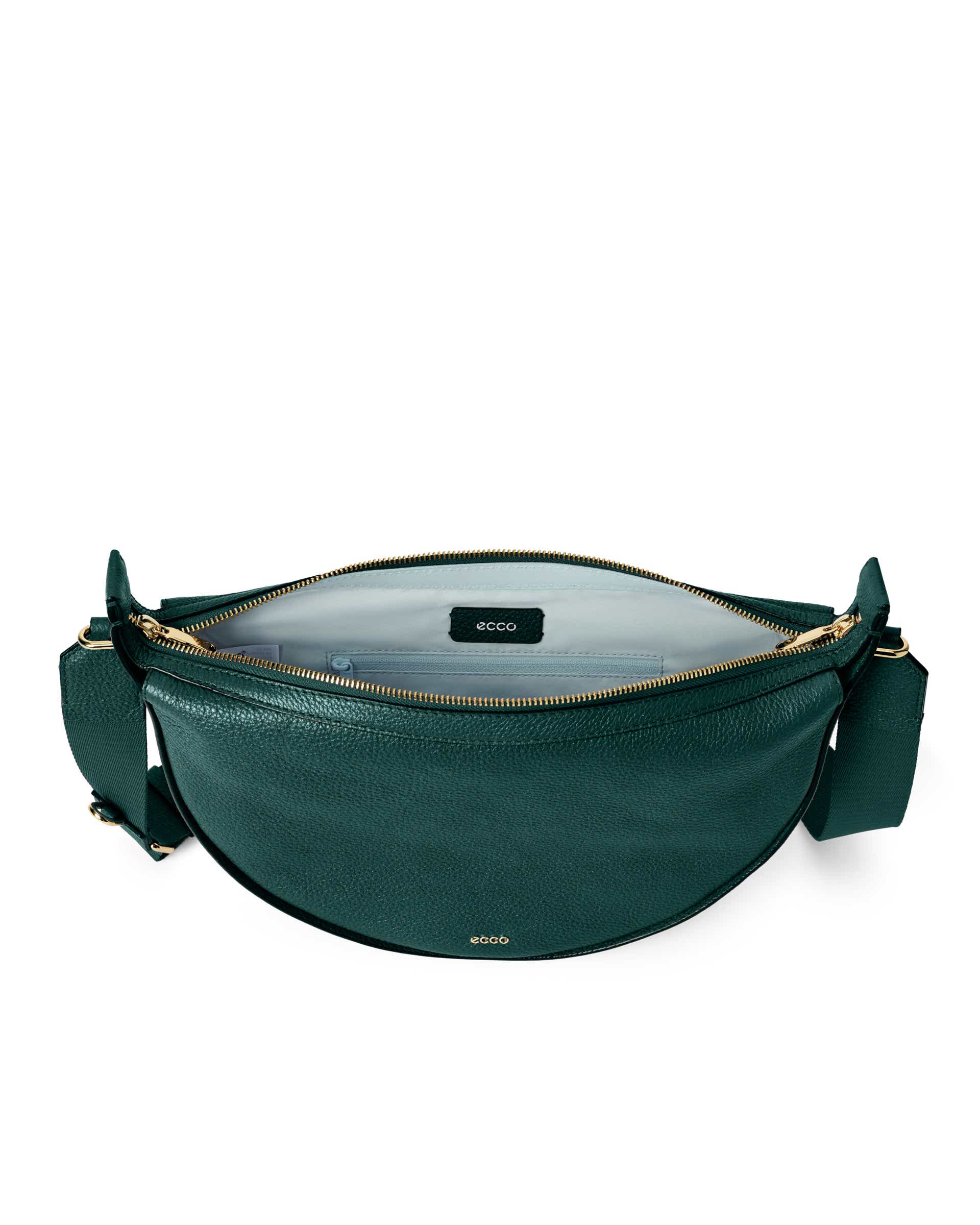 ECCO® Fortune Bag kožna torba hobo - Zelena - Inside