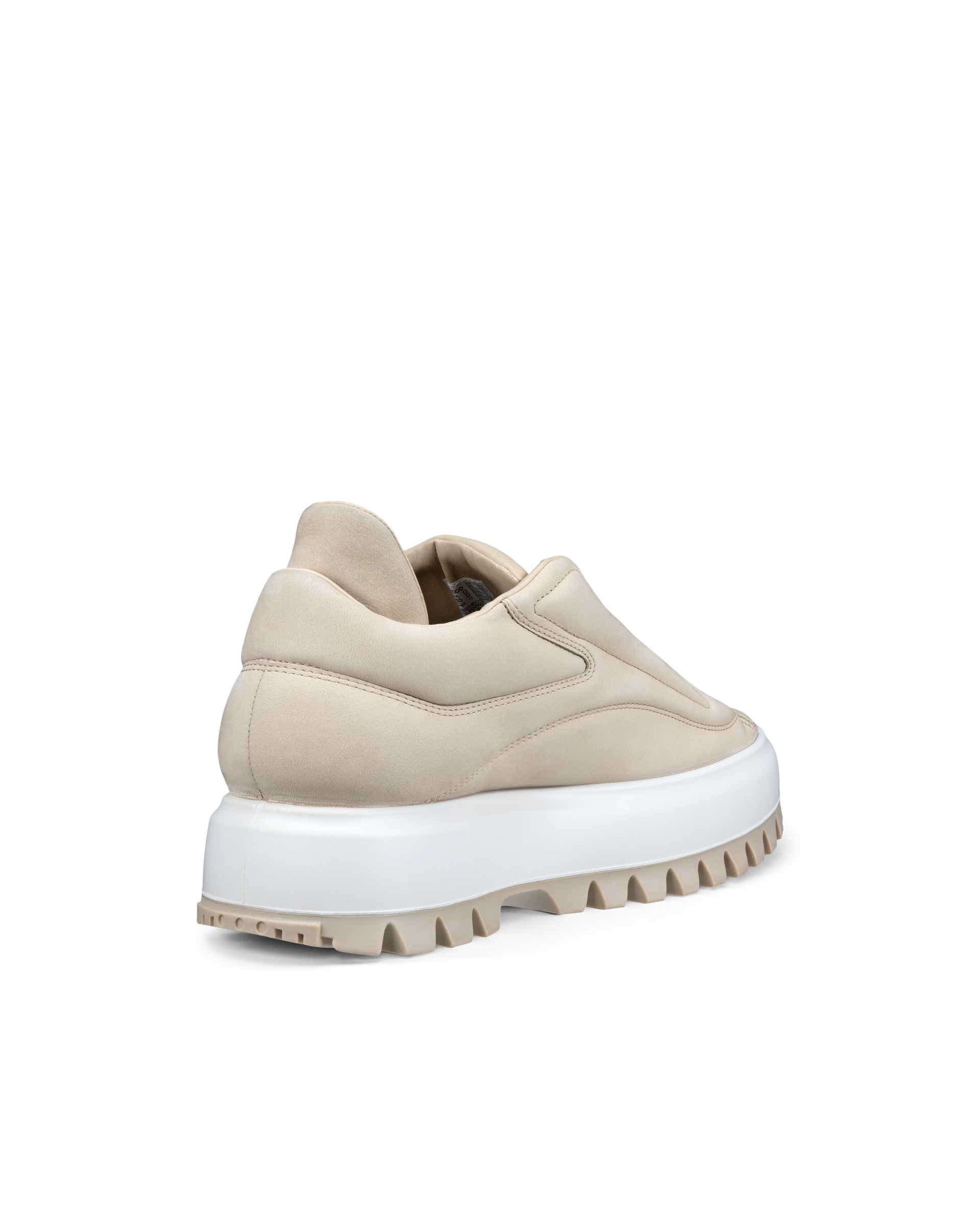 ECCO STREET ACE RAL7000 MENS メンズ ヌバックスニーカー - ベージュ - Back