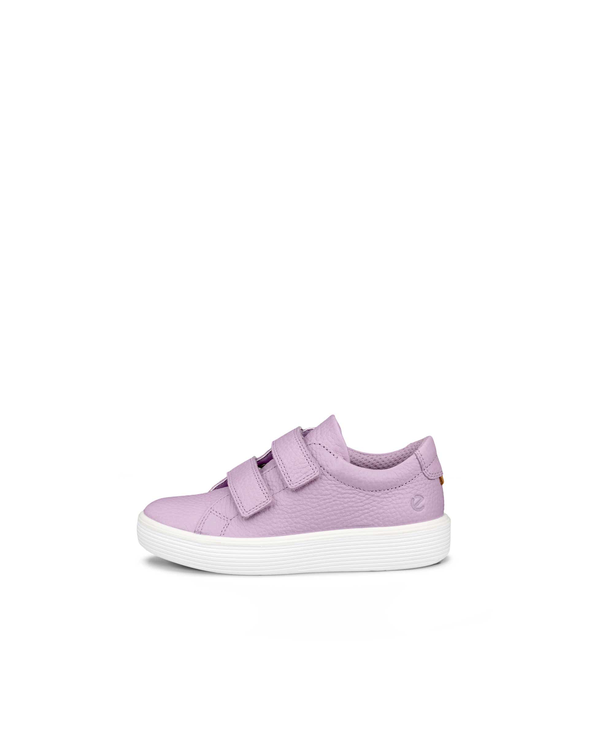 Dětské kožené tenisky ECCO® Soft 60 - Fialová - Outside
