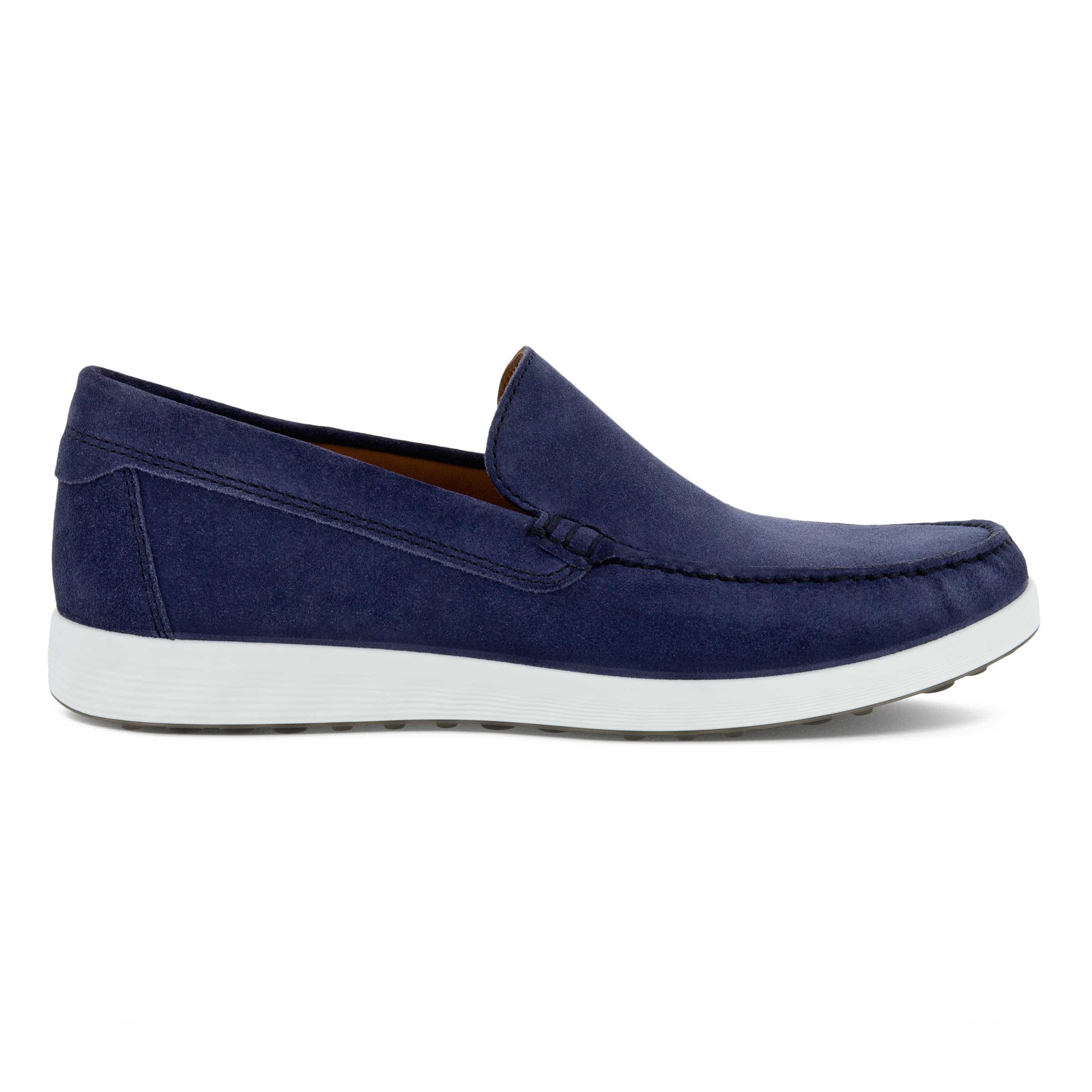 ECCO S. Lite Moc メンズ スエードモカシン - ブルー - Outside
