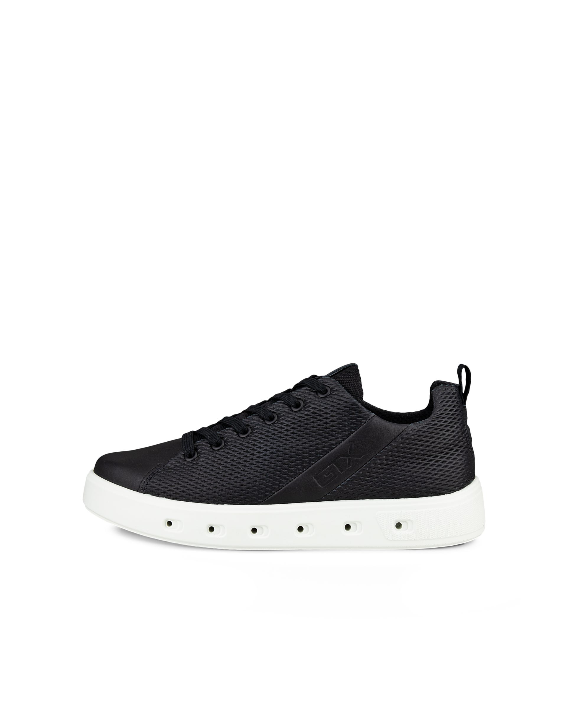 ECCO Street 720 メンズ ヌバックGore-Texスニーカー - ブラック - Outside