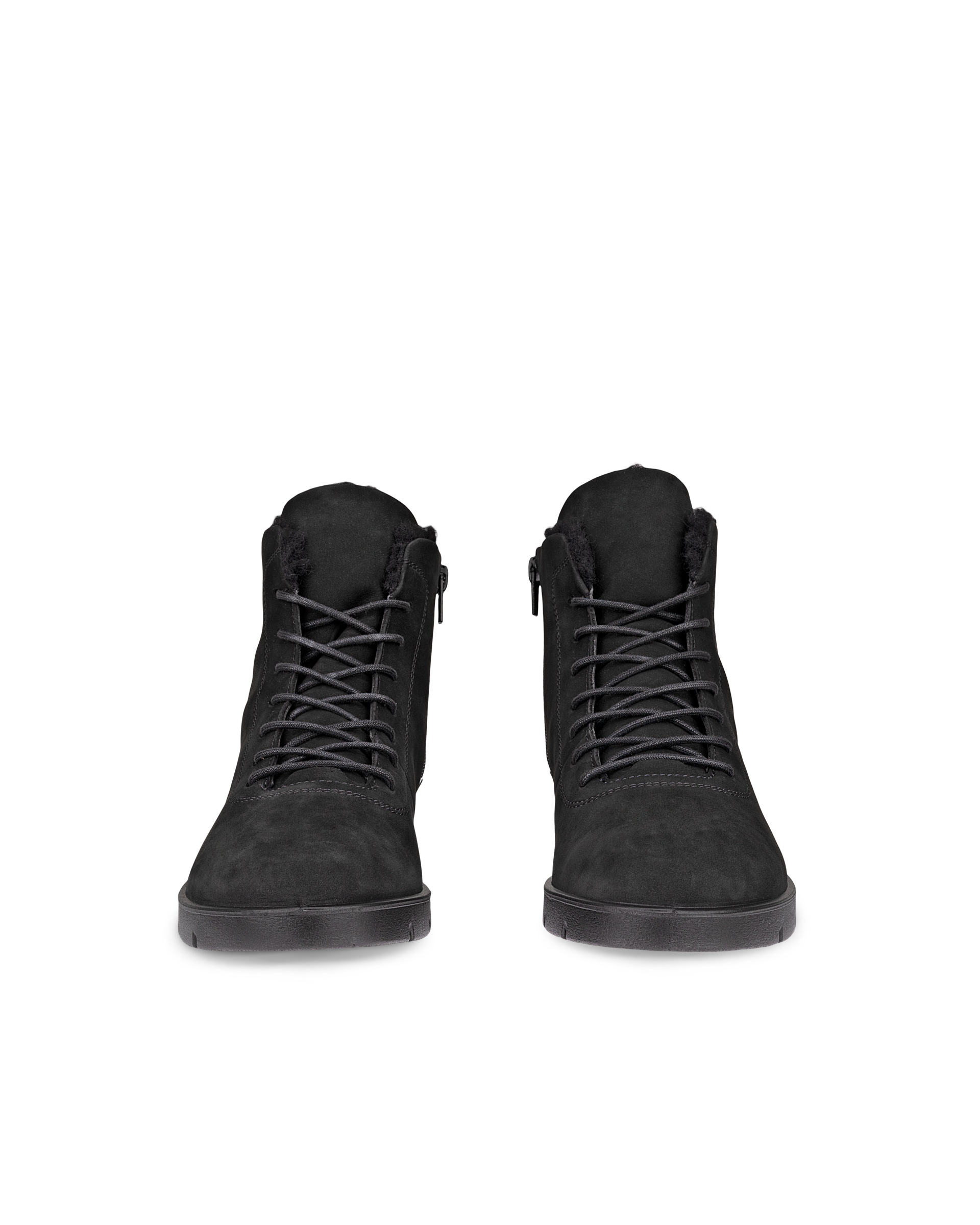 ECCO® BELLA Damen Stiefel aus Nubukleder - Schwarz - Front pair
