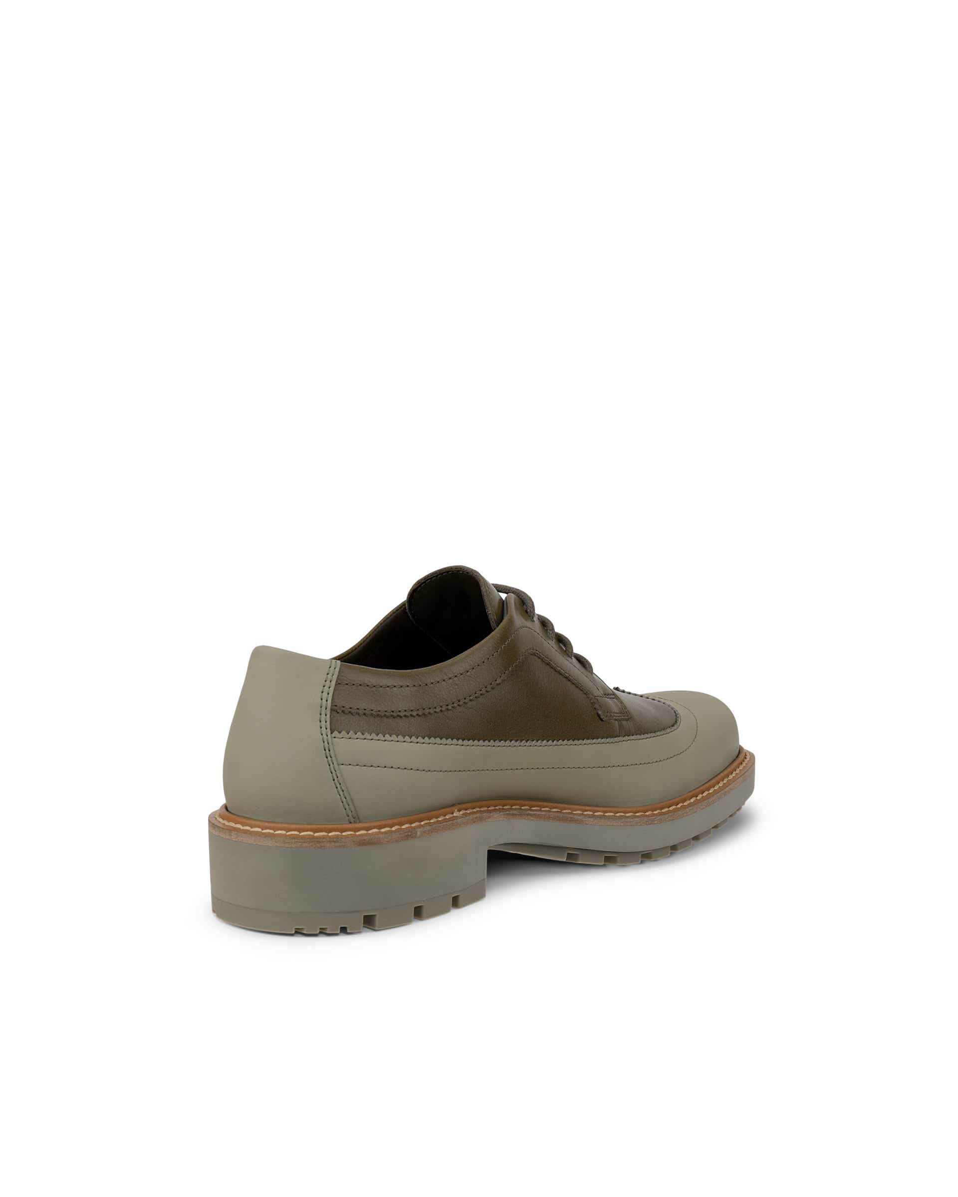 ECCO® METROPOLE OSLO derbysko i læder til damer - Grøn - Back