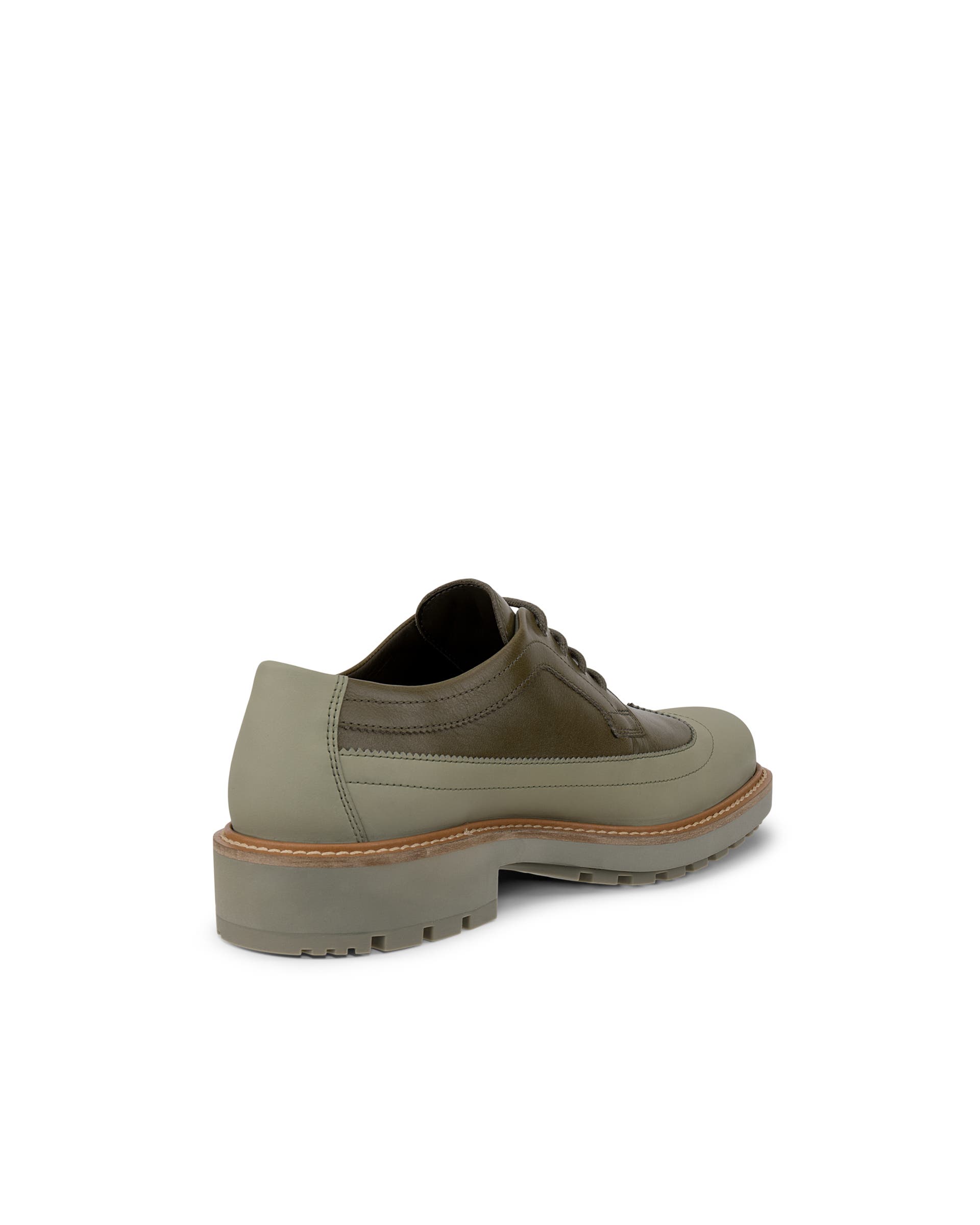 ECCO® METROPOLE OSLO derbysko i læder til damer - Grøn - Back