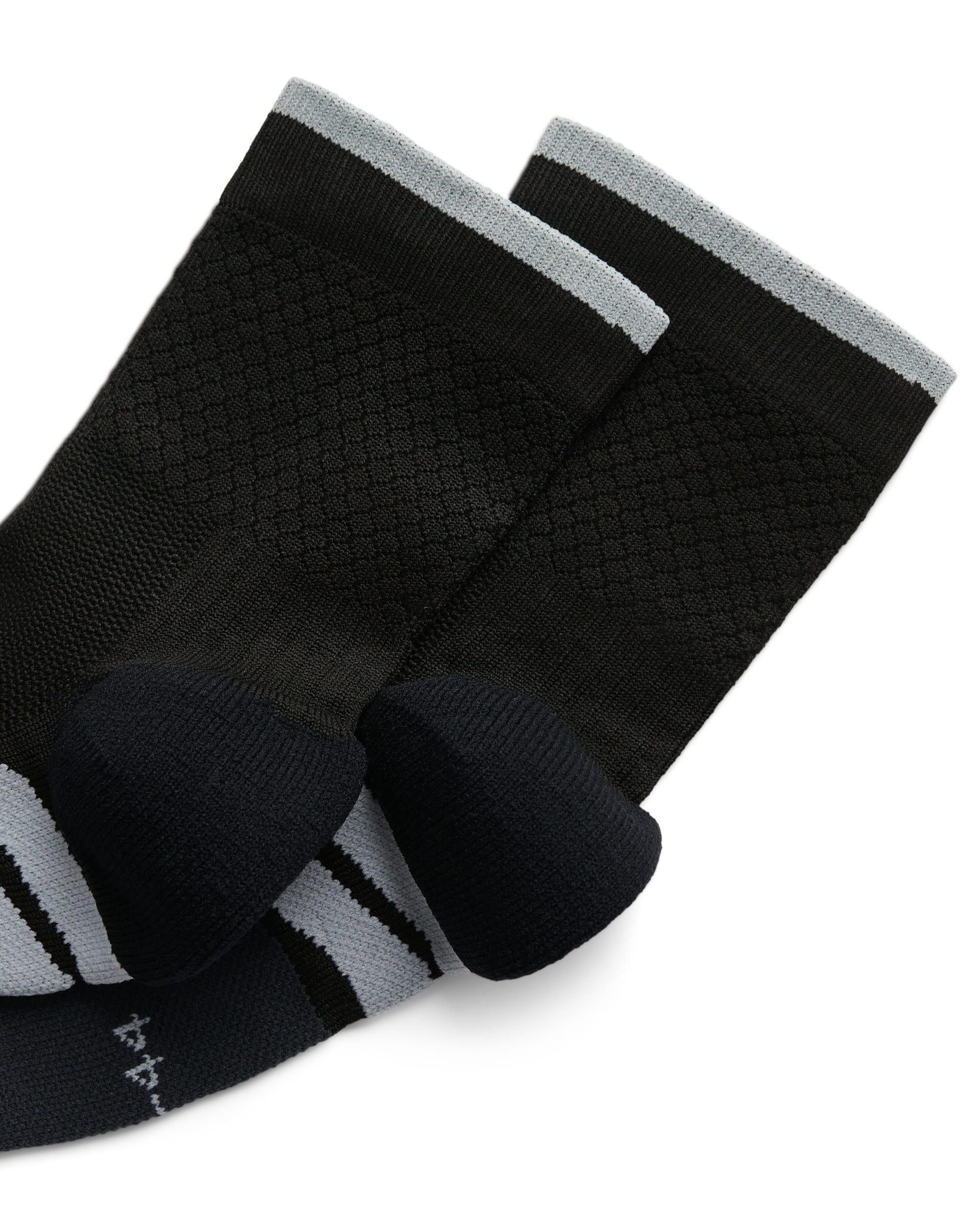 ECCO® Unisex Halbhohe Socken - Schwarz - Detail-1