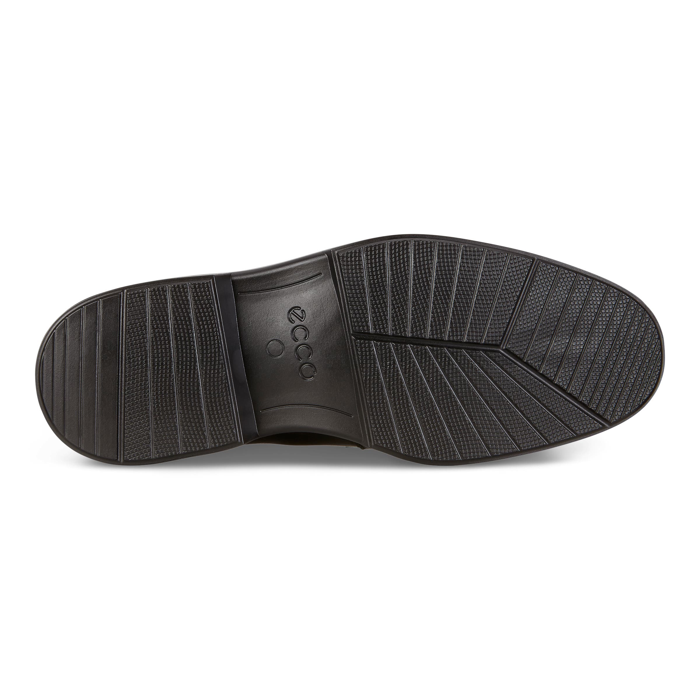 ECCO Lisbon Cap Toe Tie - Black - Sole
