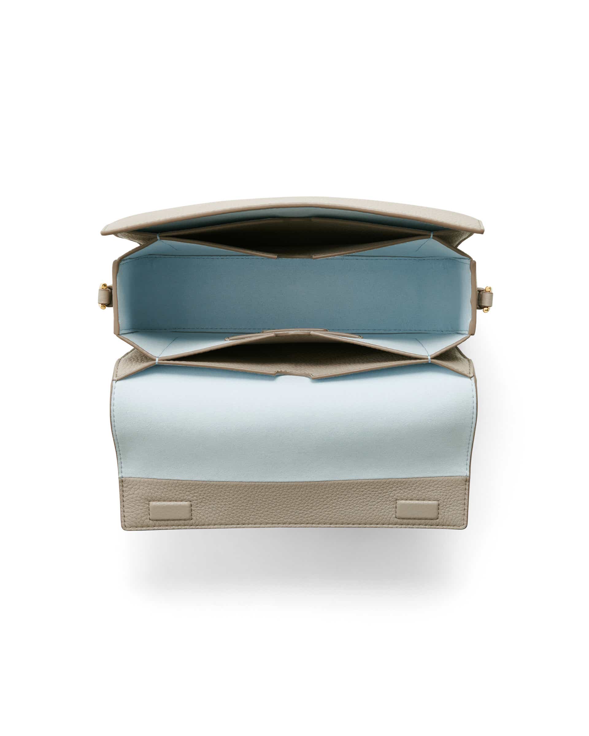 Skórzana torebka przez ramię ECCO® Pinch Bag - Beżowy - Birdeye