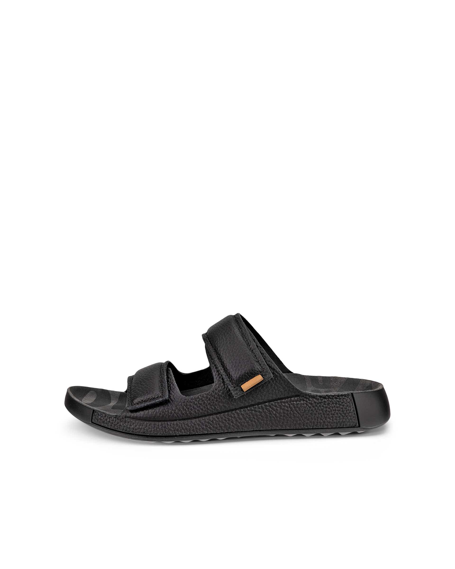 ECCO Cozmo Sandal 60 メンズ レザー2ストラップサンダル - ブラック - Outside