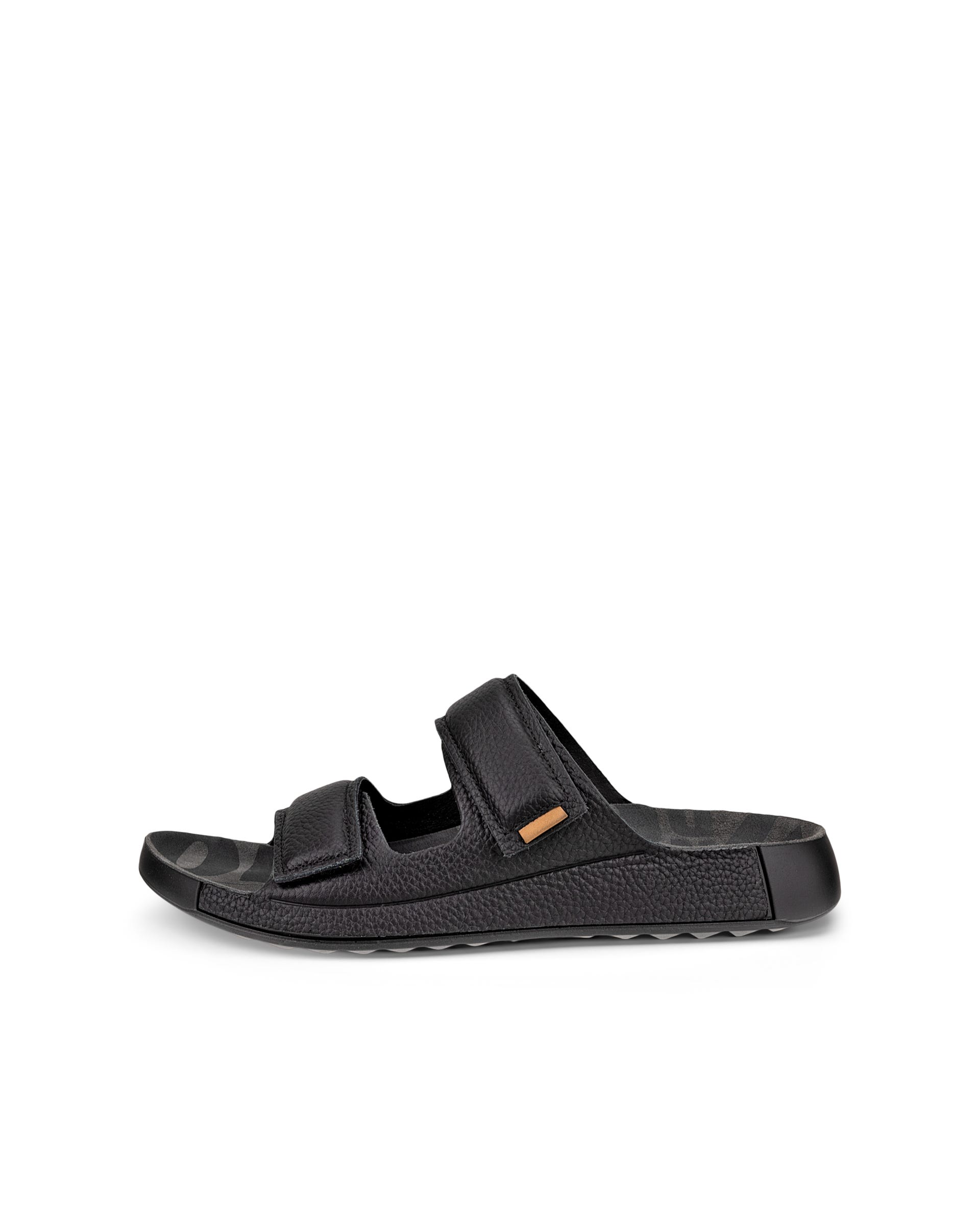 ECCO Cozmo Sandal 60 メンズ レザー2ストラップサンダル - ブラック - Outside