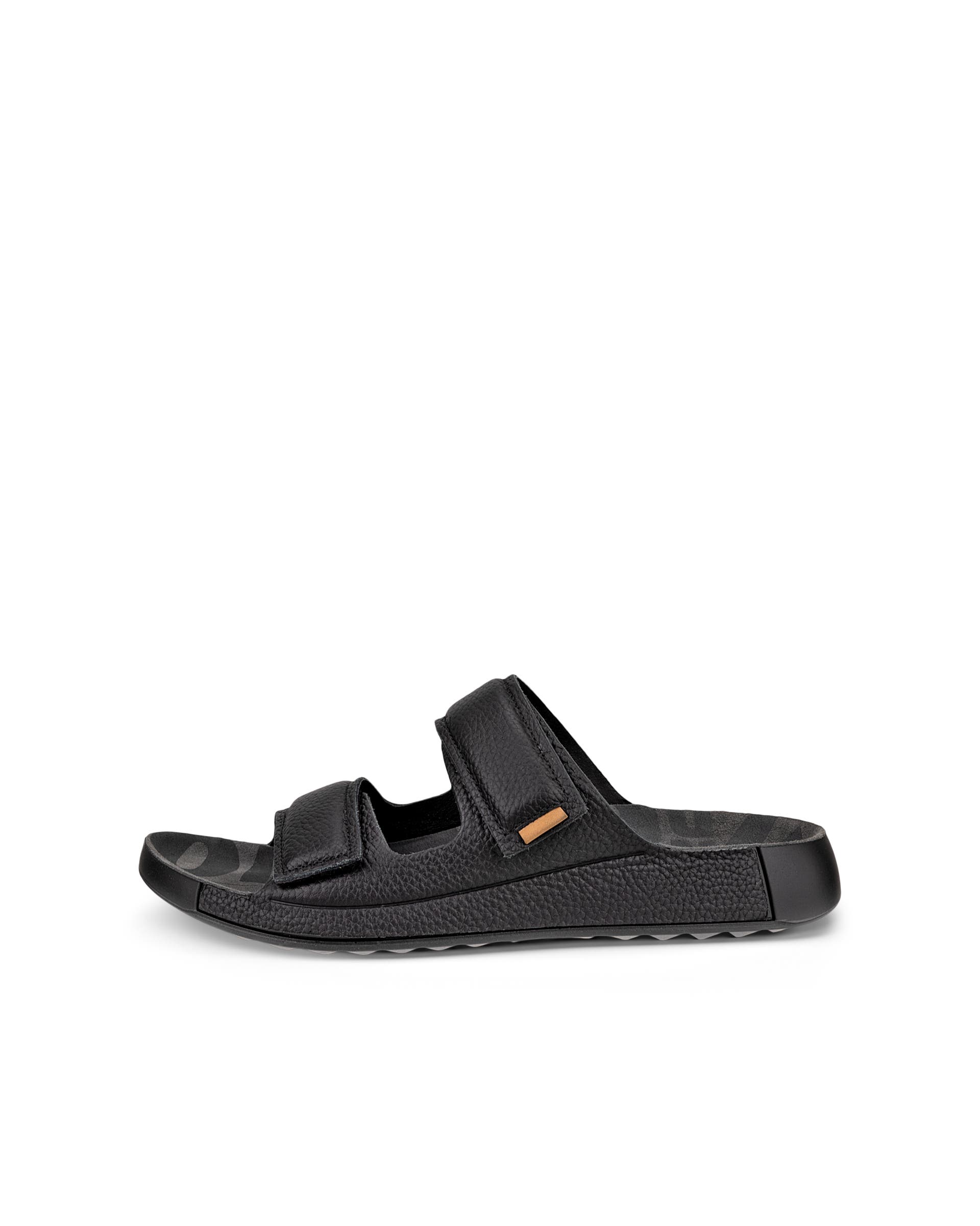 ECCO Cozmo Sandal 60 メンズ レザー2ストラップサンダル - ブラック - Outside