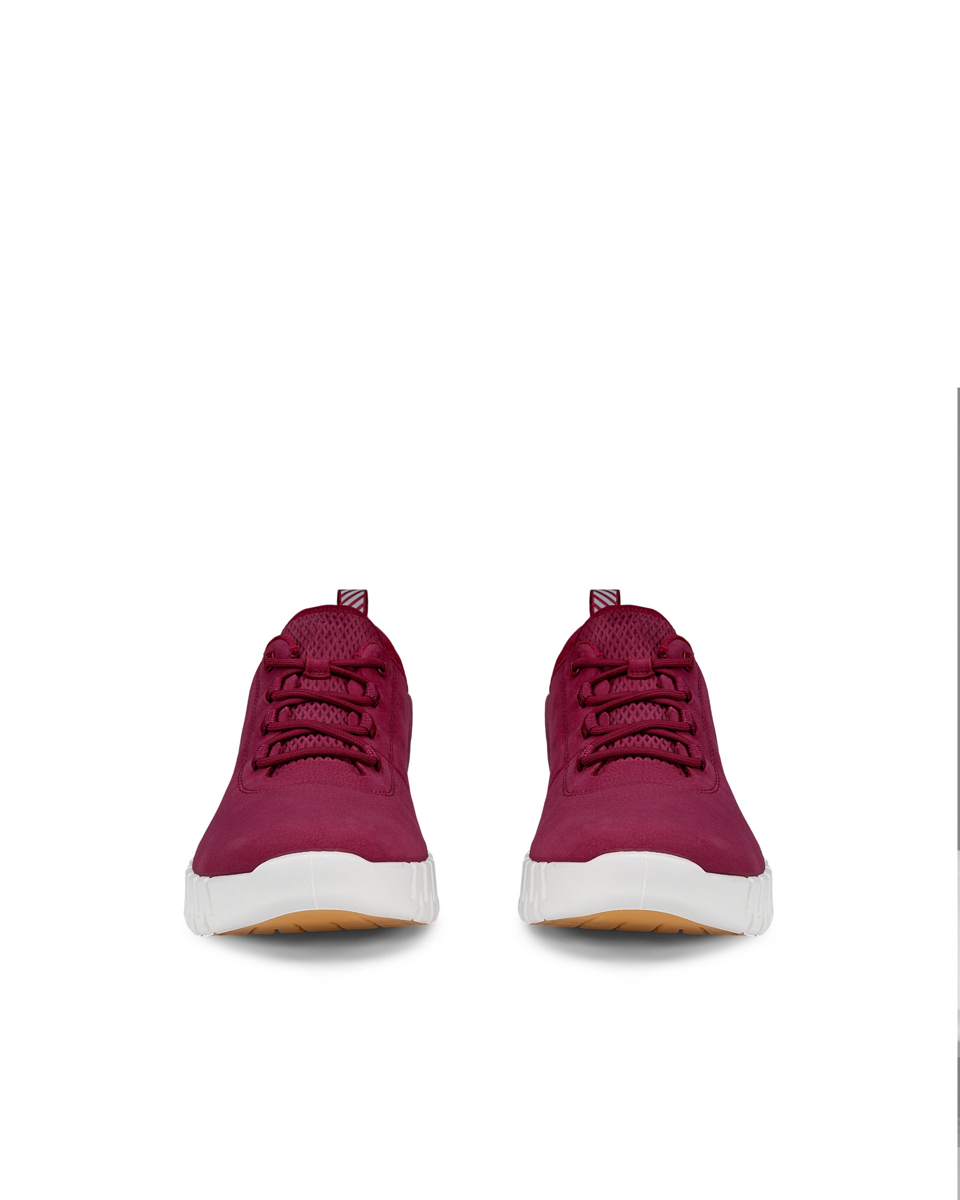 Ženski ležerni čevlji iz usnja nubuk ECCO® GRUUV - Rdeča - Front pair