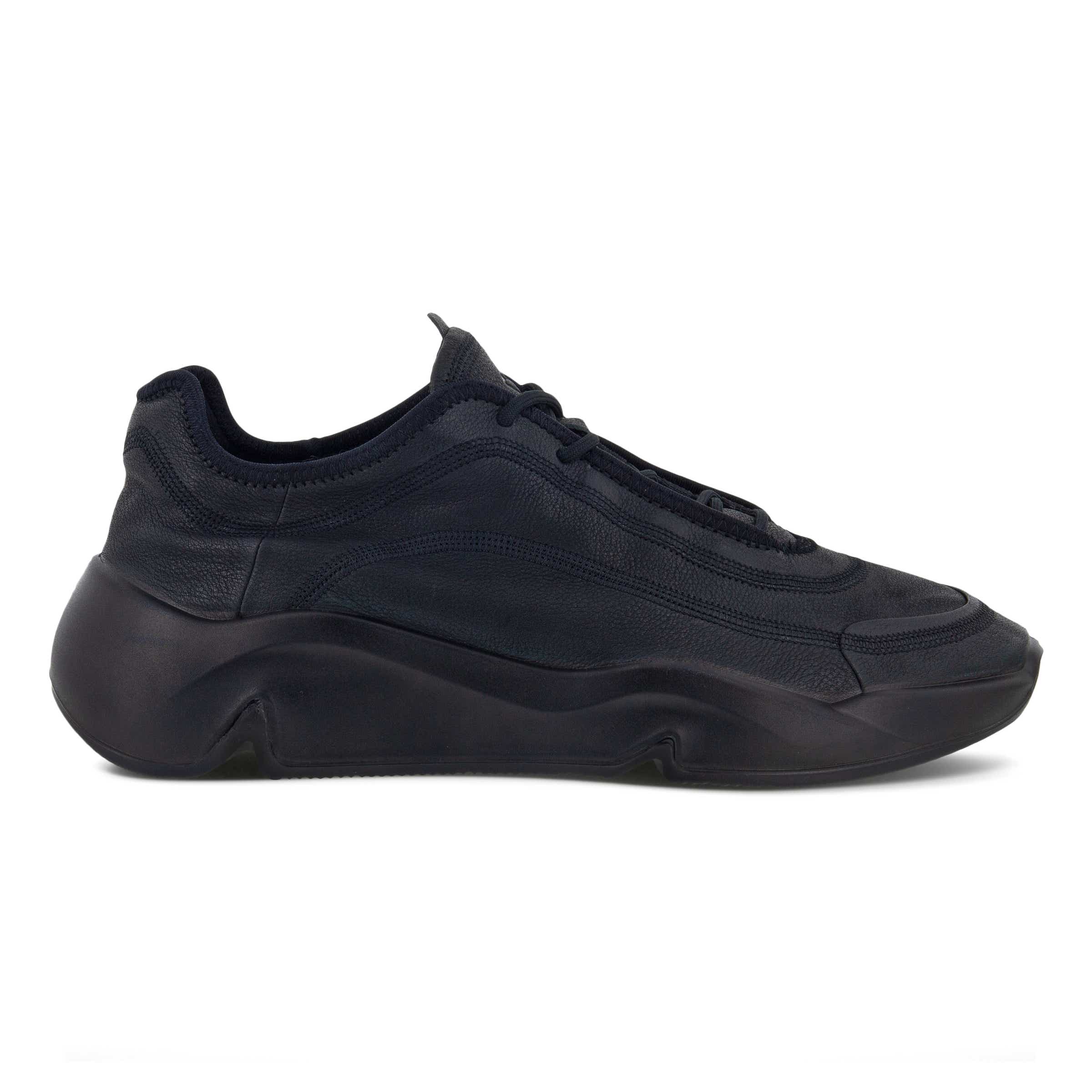 ECCO Men's Chunky Sneakers - Black - Outside