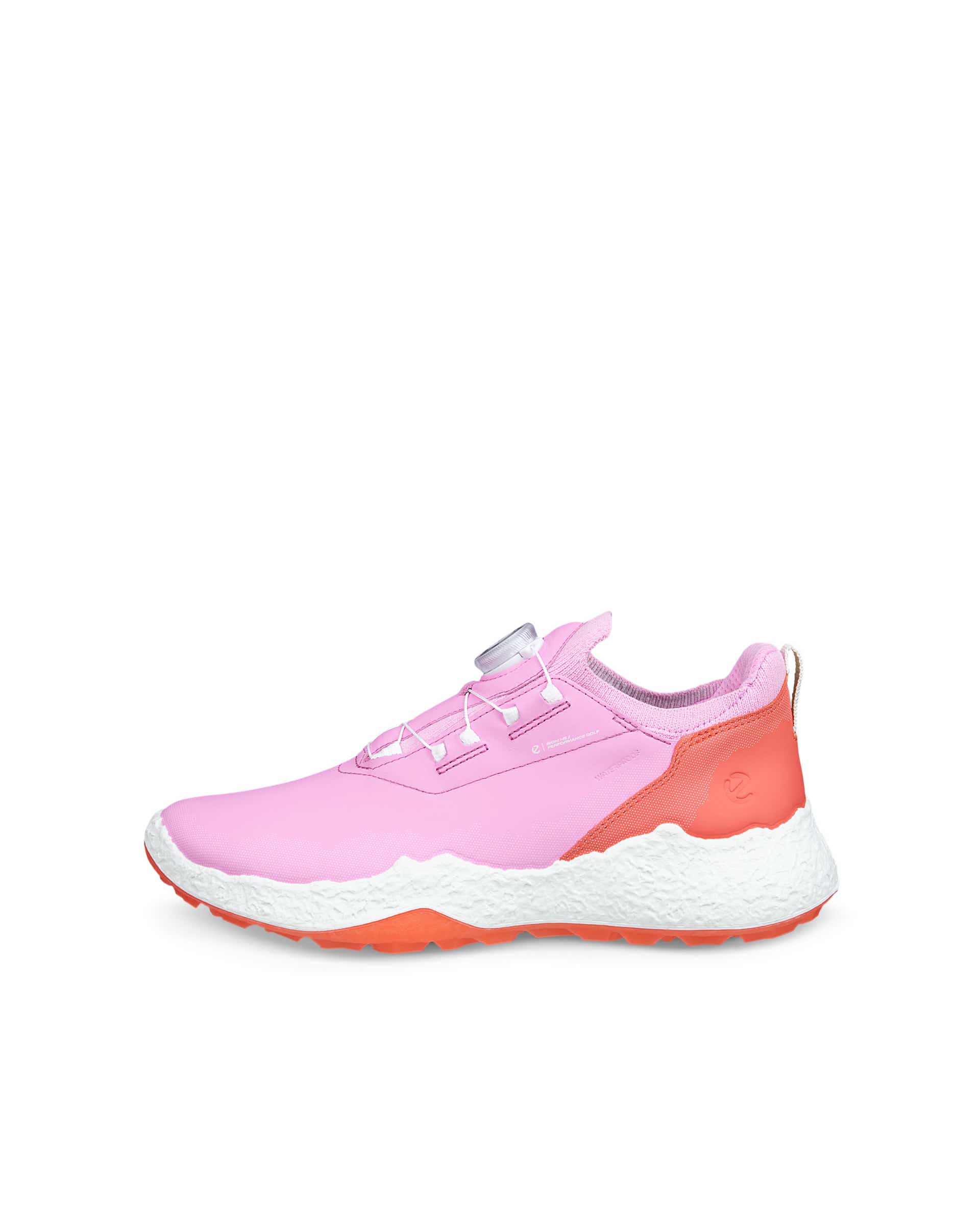 ECCO® GOLF BIOM H5 golfsko i vandtæt i læder til damer - Pink - Outside