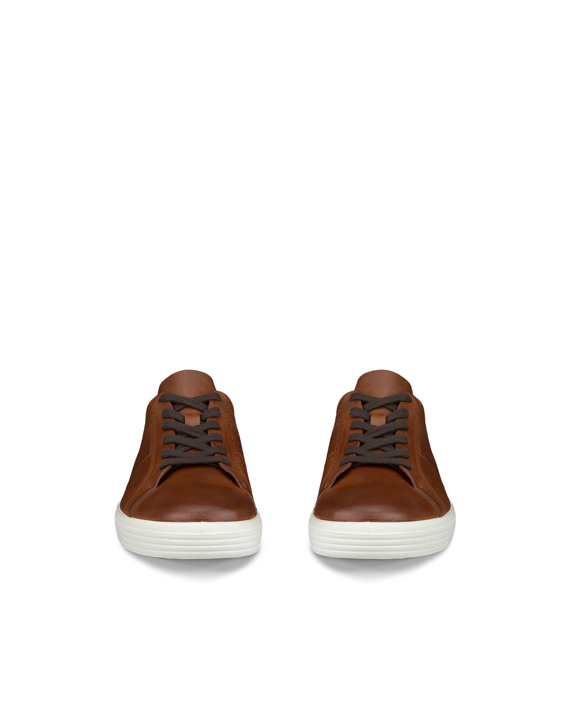 Zapatillas de nobuk ECCO® CLASSIC SNEAKER para hombre - Marrón - Front pair