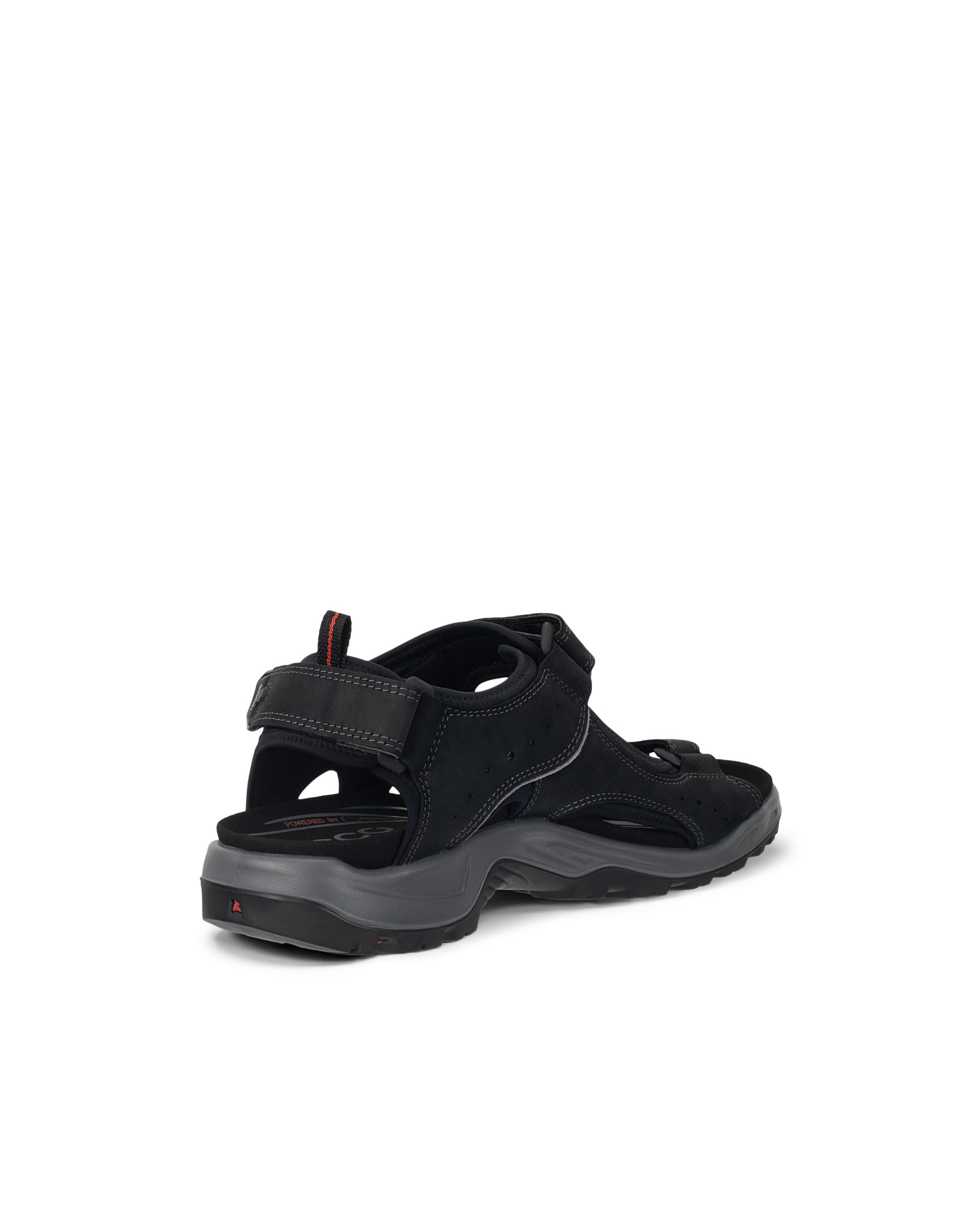 ECCO® Offroad Heren nubuck wandelsandaal - Zwart - Back