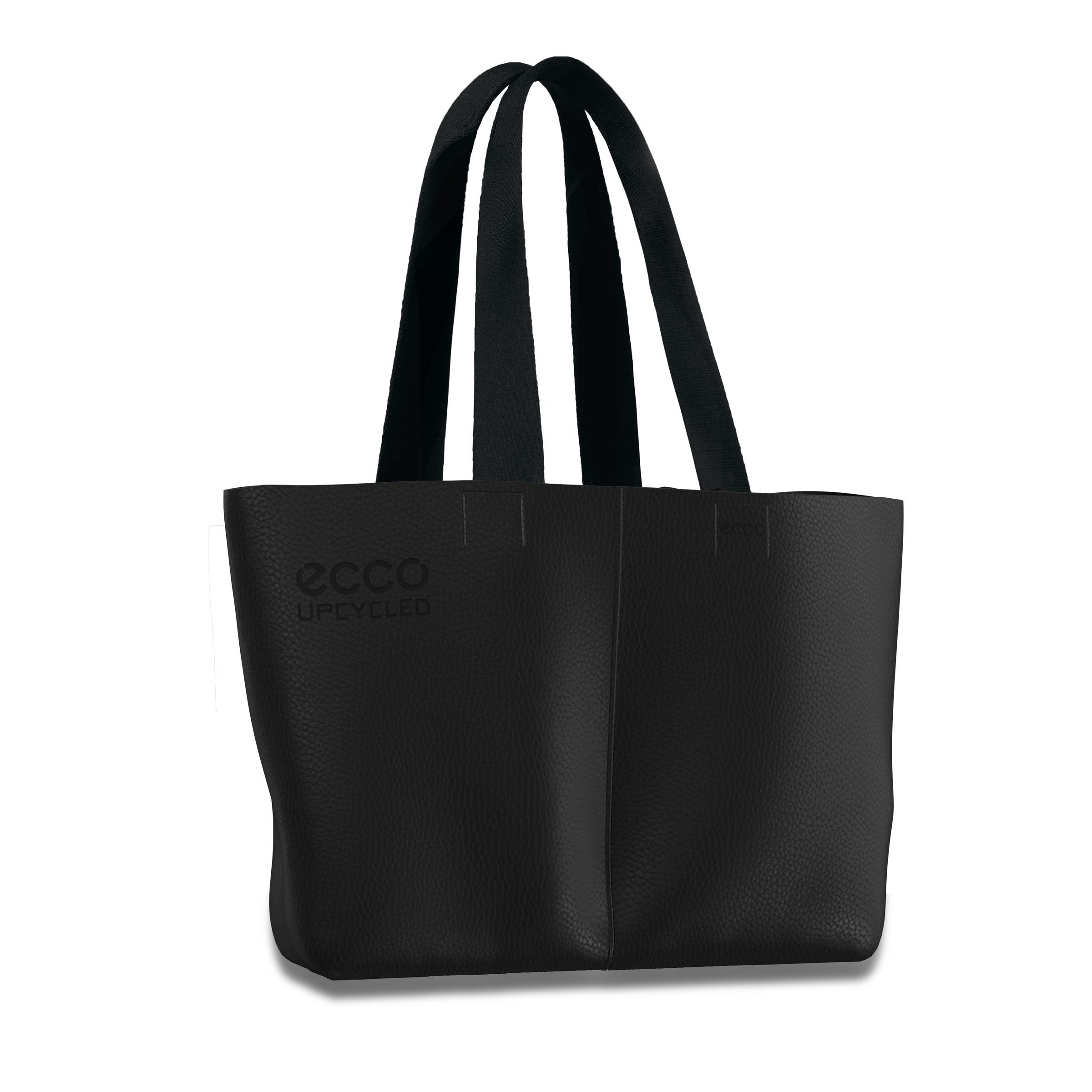 ●ESC STUDIO● easy peasy bag (black) unisex ECCO® Upcycled East-West Leather Shopper | Black