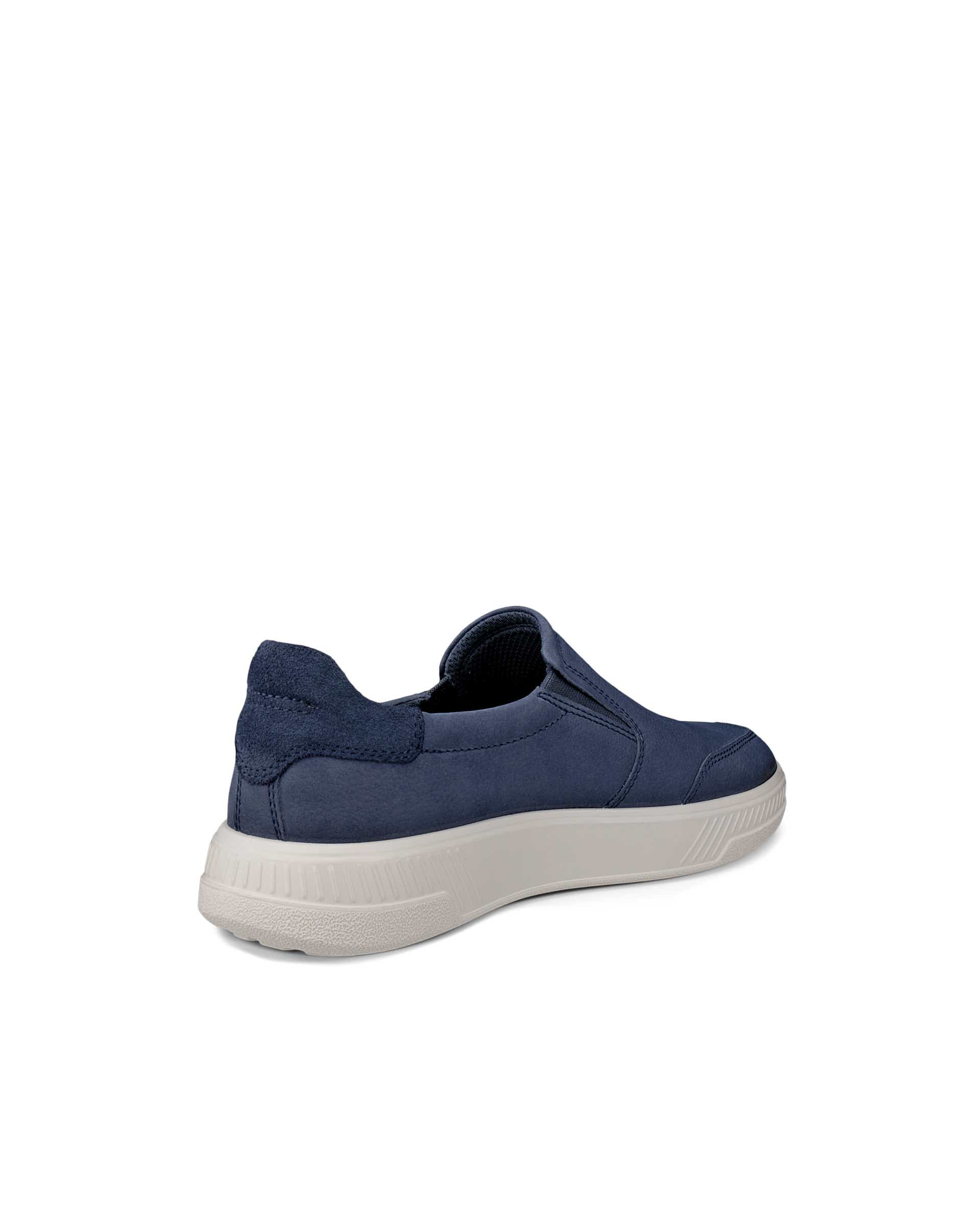 ECCO® MOVE chaussures sans lacet en nubuck pour homme - Bleu - Back