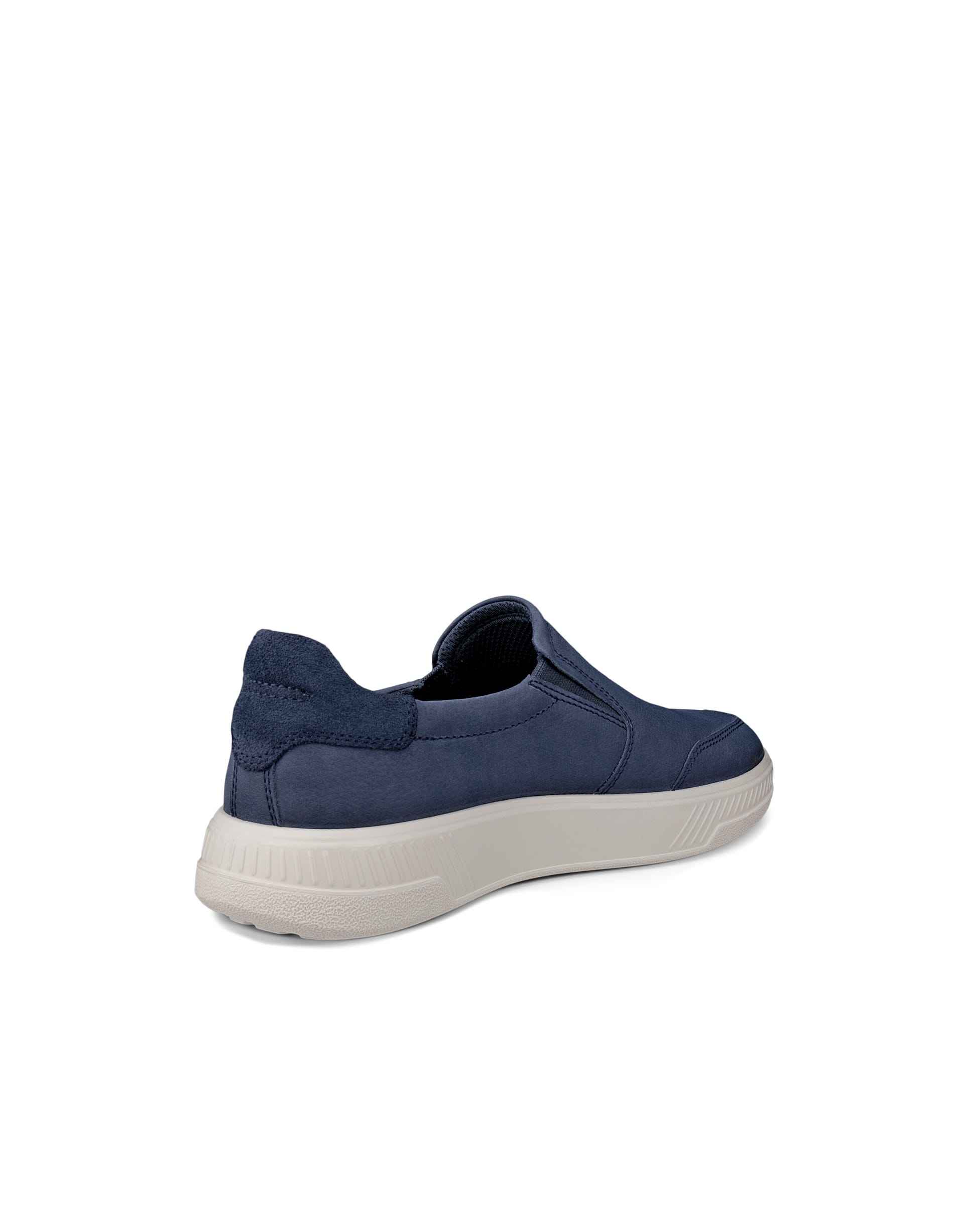 ECCO® MOVE chaussures sans lacet en nubuck pour homme - Bleu - Back
