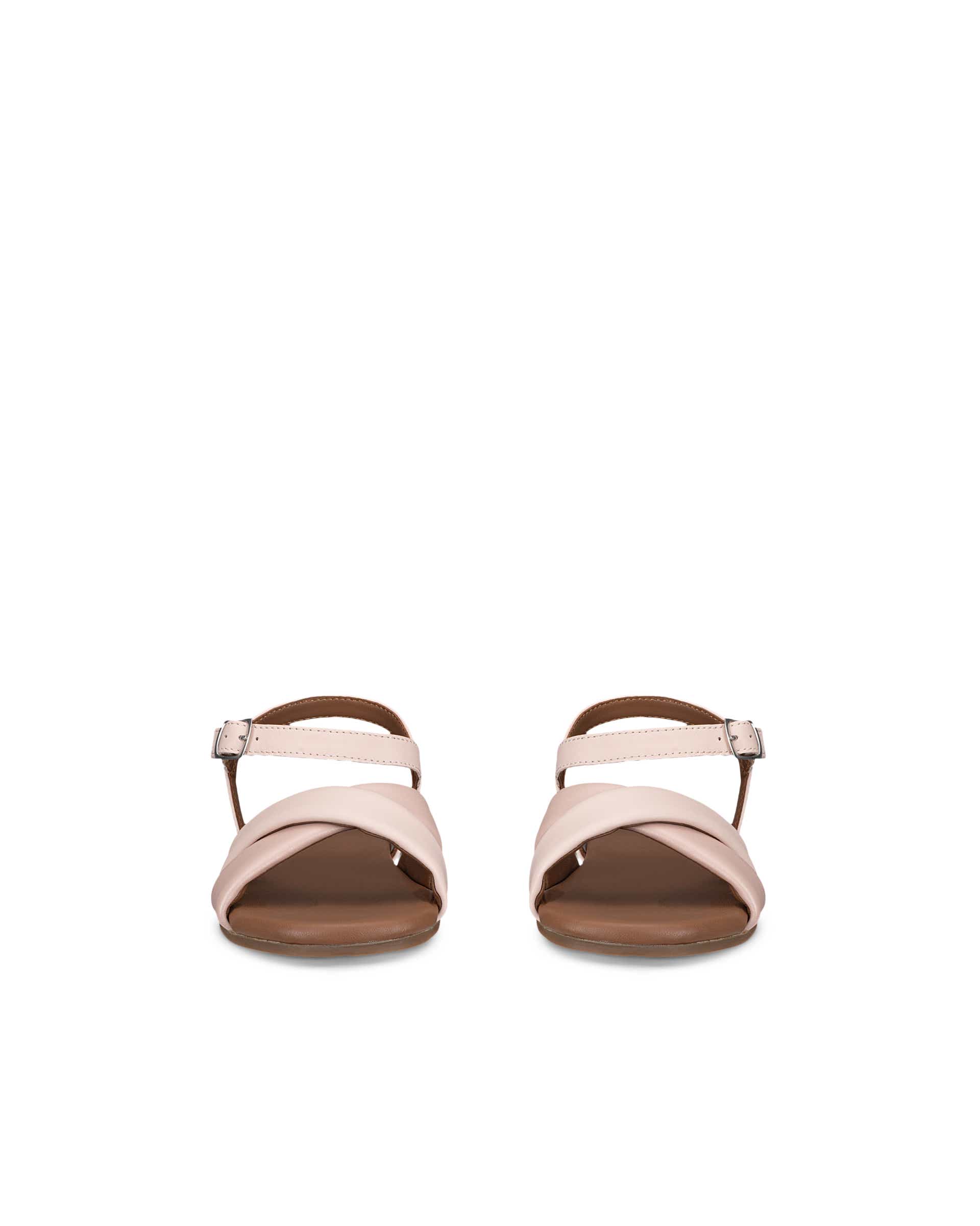 ECCO® MARYLOU női lapos talpú bőrszandál - Rózsaszín - Front pair
