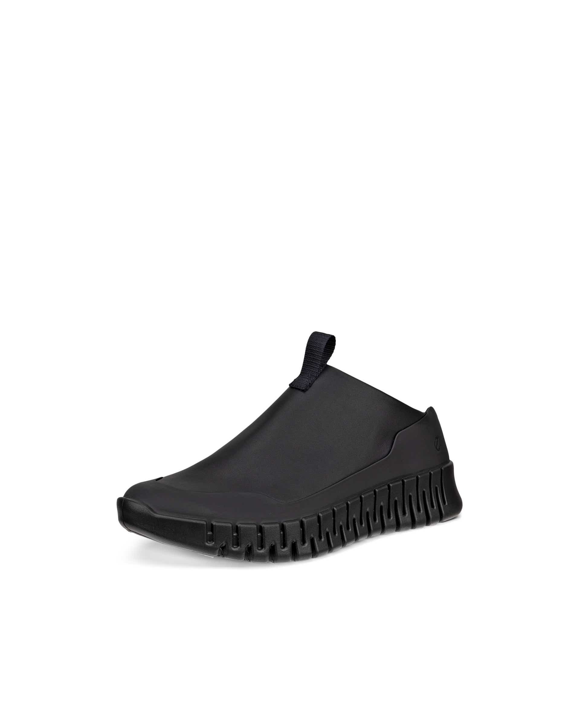 Women's ECCO® Gruuv Leather Slip-On - Black - Main