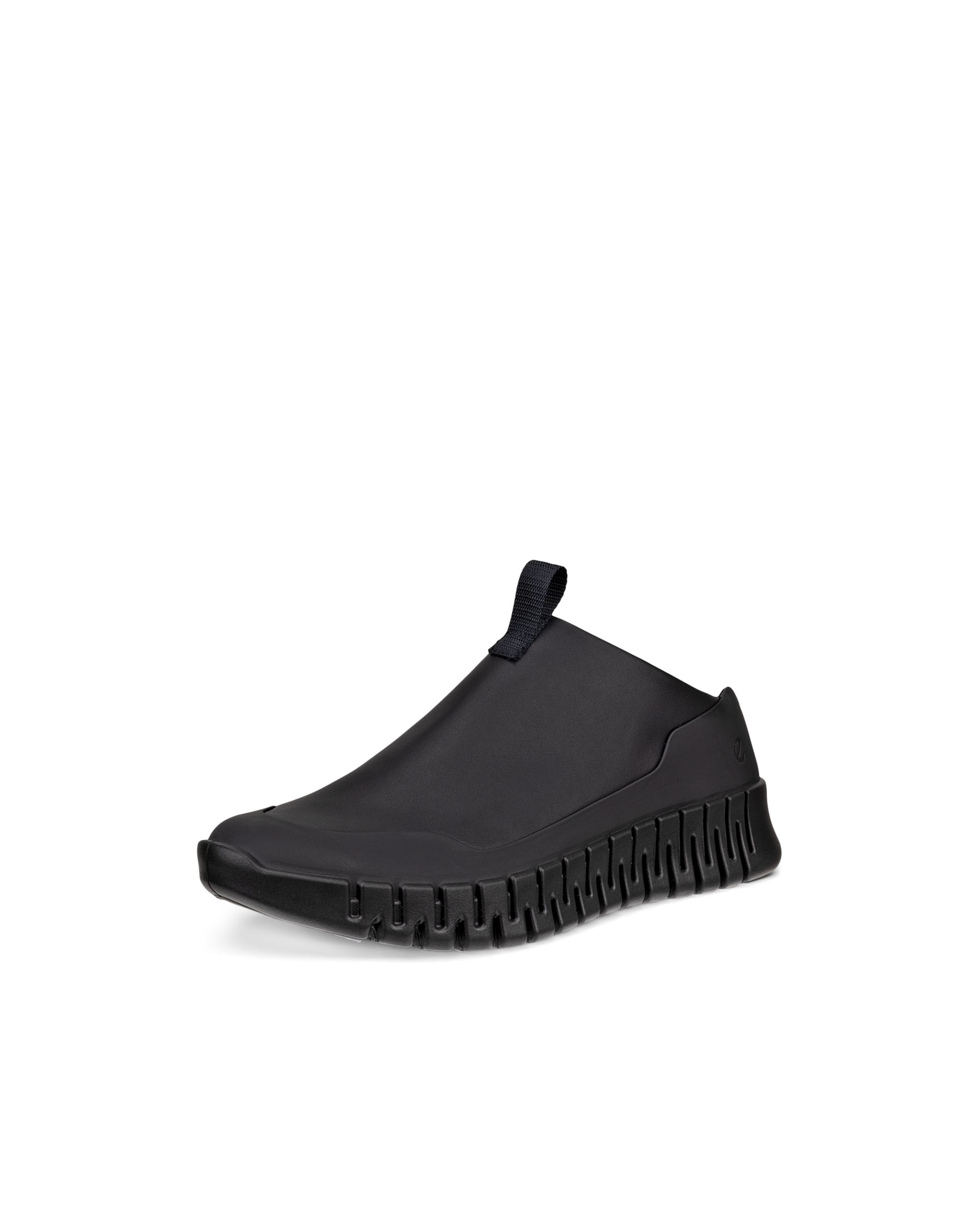ECCO Gruuv ウィメンズ レザースニーカー - ブラック - Main