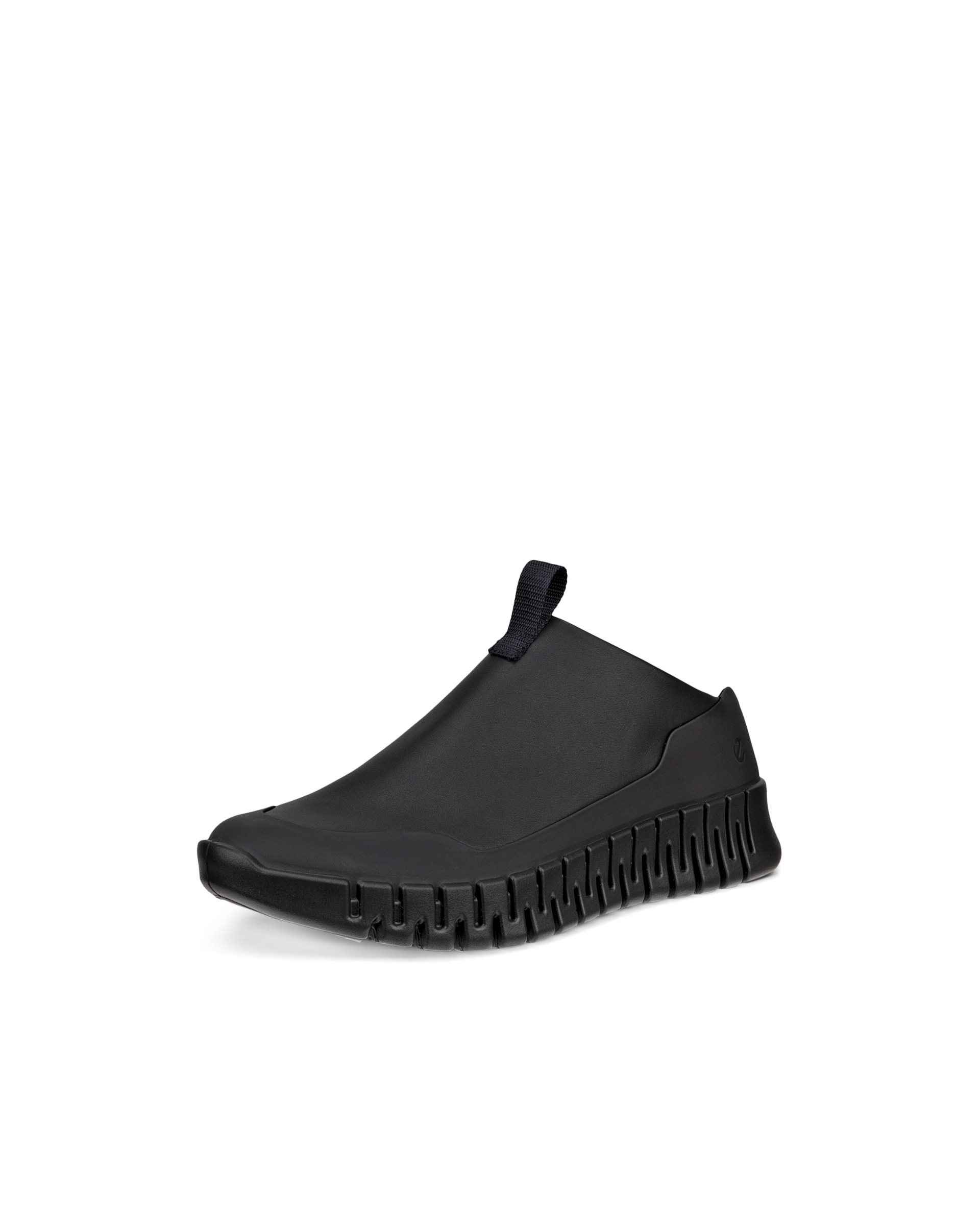 Women's ECCO® Gruuv Leather Slip-On - Black - Main