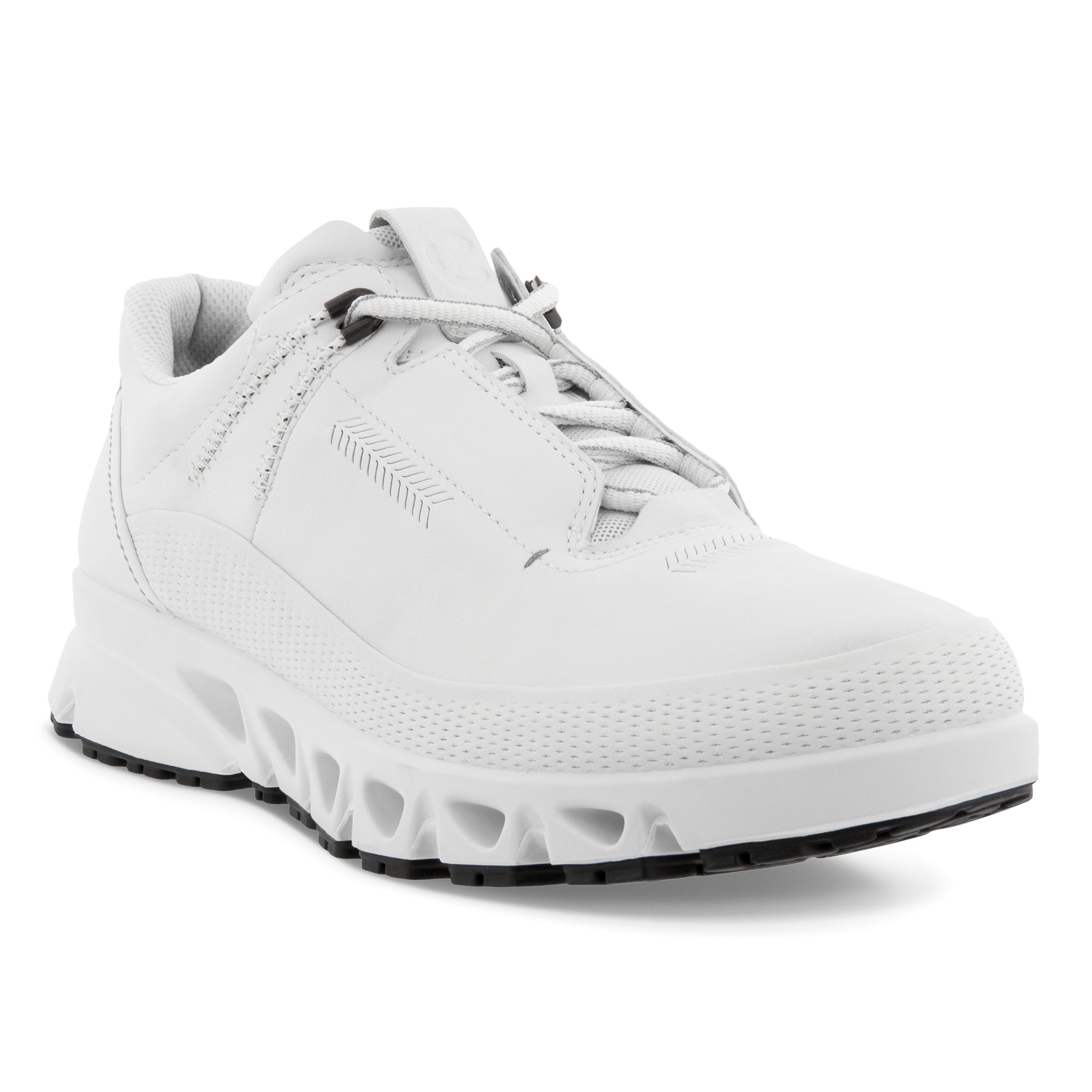 ECCO Multi Vent Low メンズ レザーGore-Texアウトドアスニーカー - ホワイト - Main