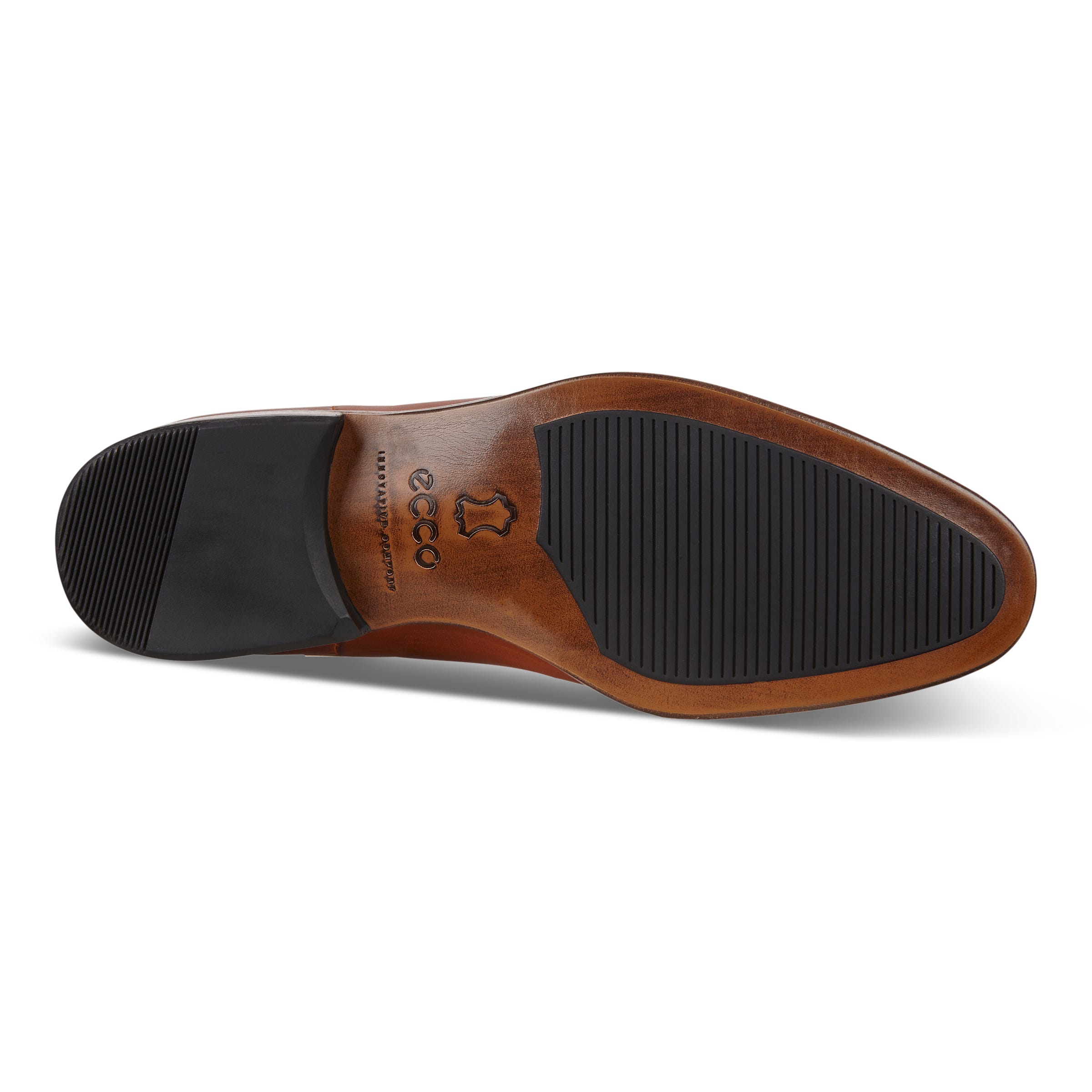 ECCO Vitrus Mondial メンズ レザーダービーシューズ - ブラウン - Sole