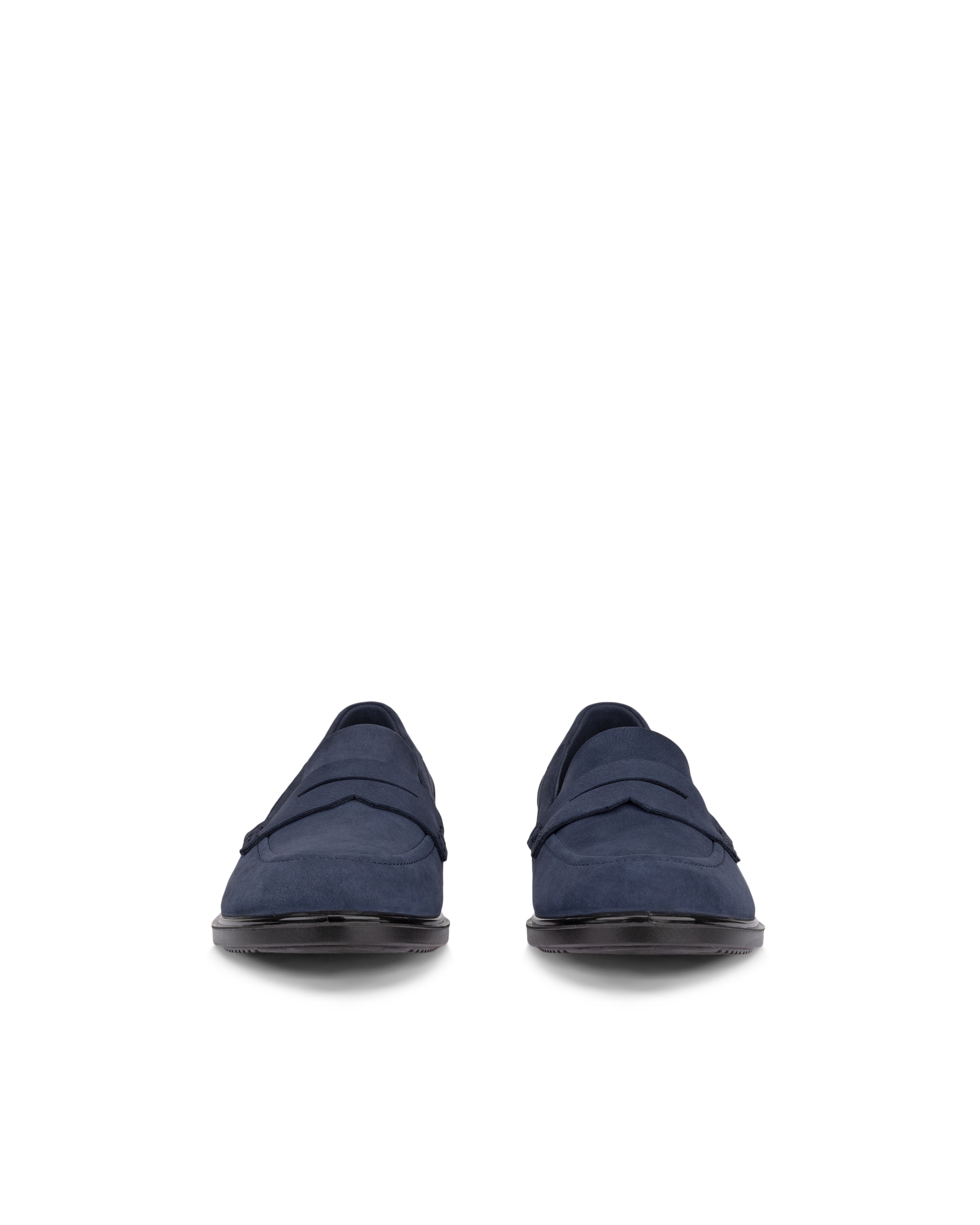 ECCO® Dress Classic 15 mocassins en cuir pour femme - Bleu - Front pair