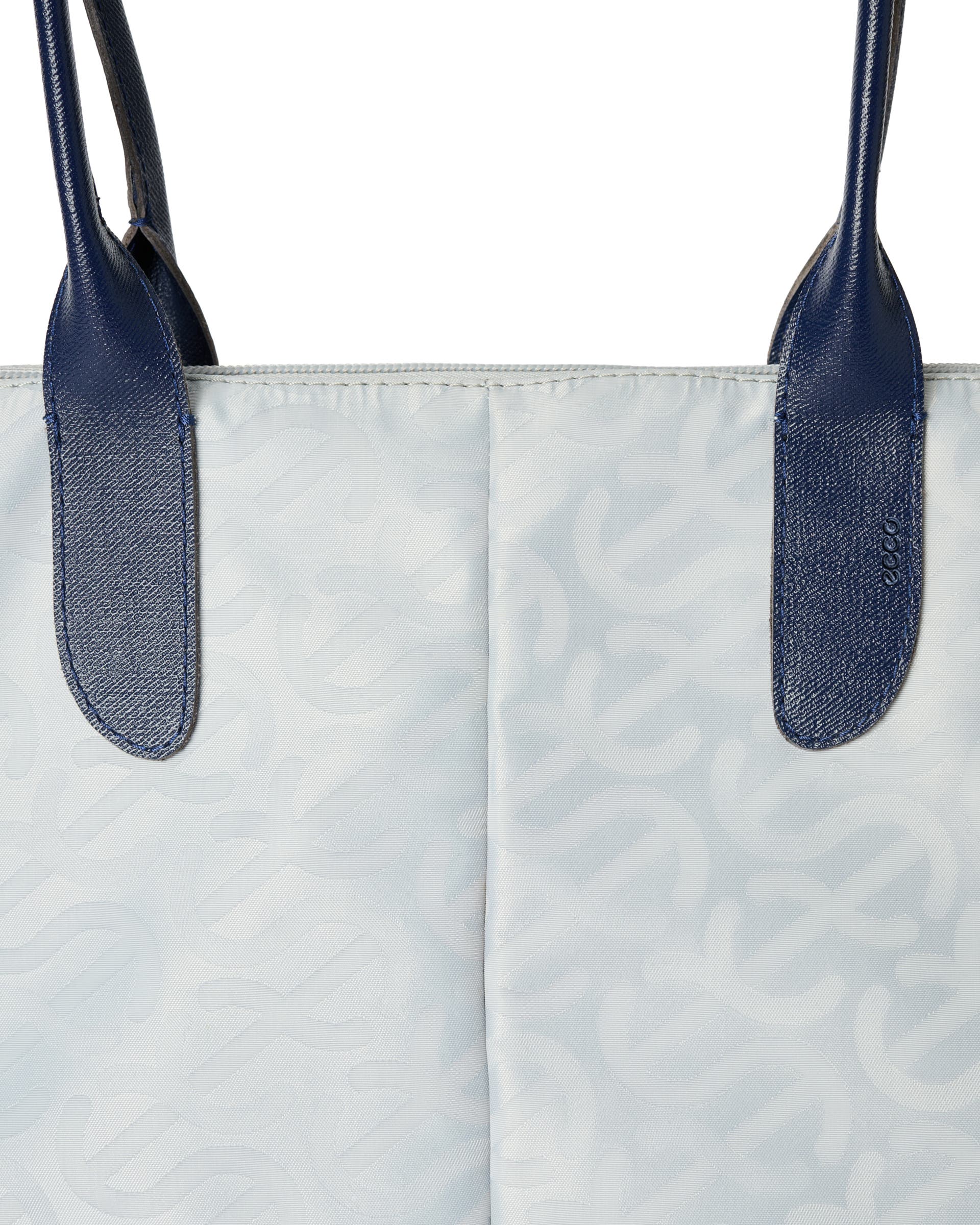 ECCO® Tote Shopper aus Leder - Grau - Detail-1