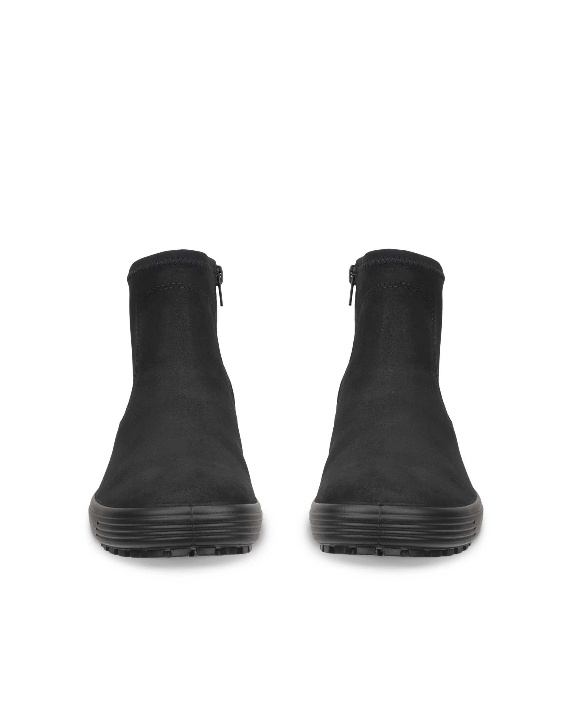 ECCO Soft 7 Tred ウィメンズ Gore-Texチェルシーブーツ - ブラック - Front pair
