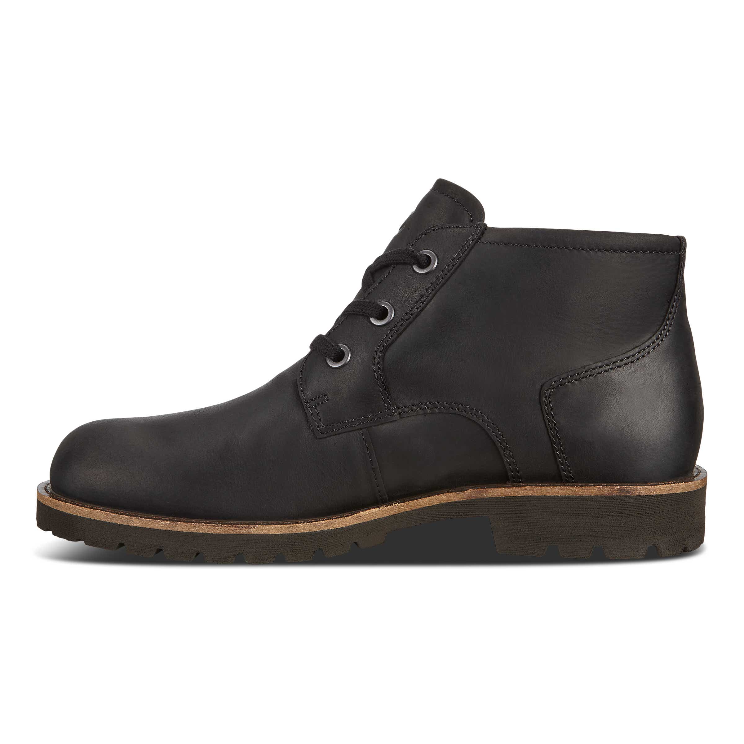 ECCO Jamestown Men's Derby Ankle Boot - Black - Inside