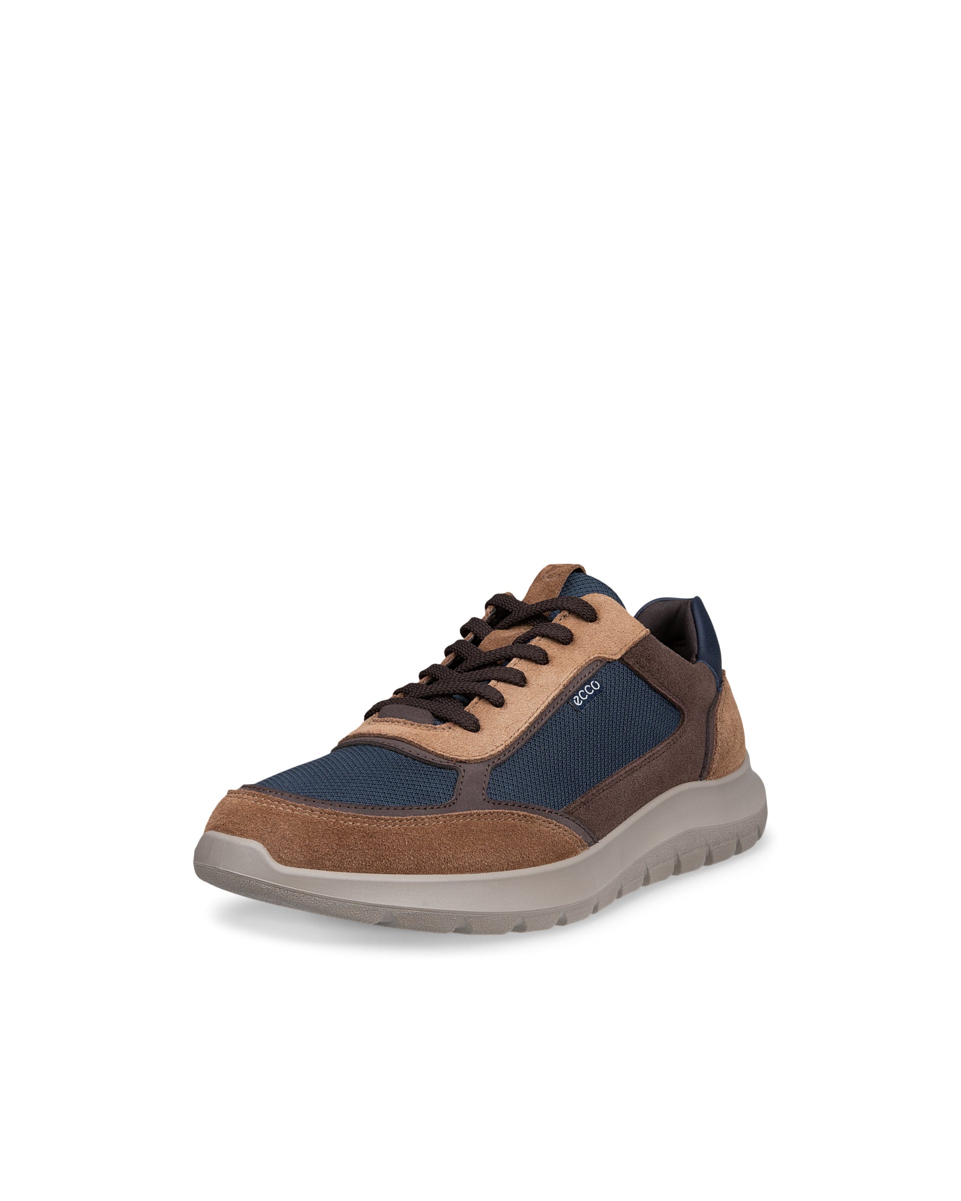 Men's ECCO® CITY STRIDE Leather Sneaker - Blue - Main