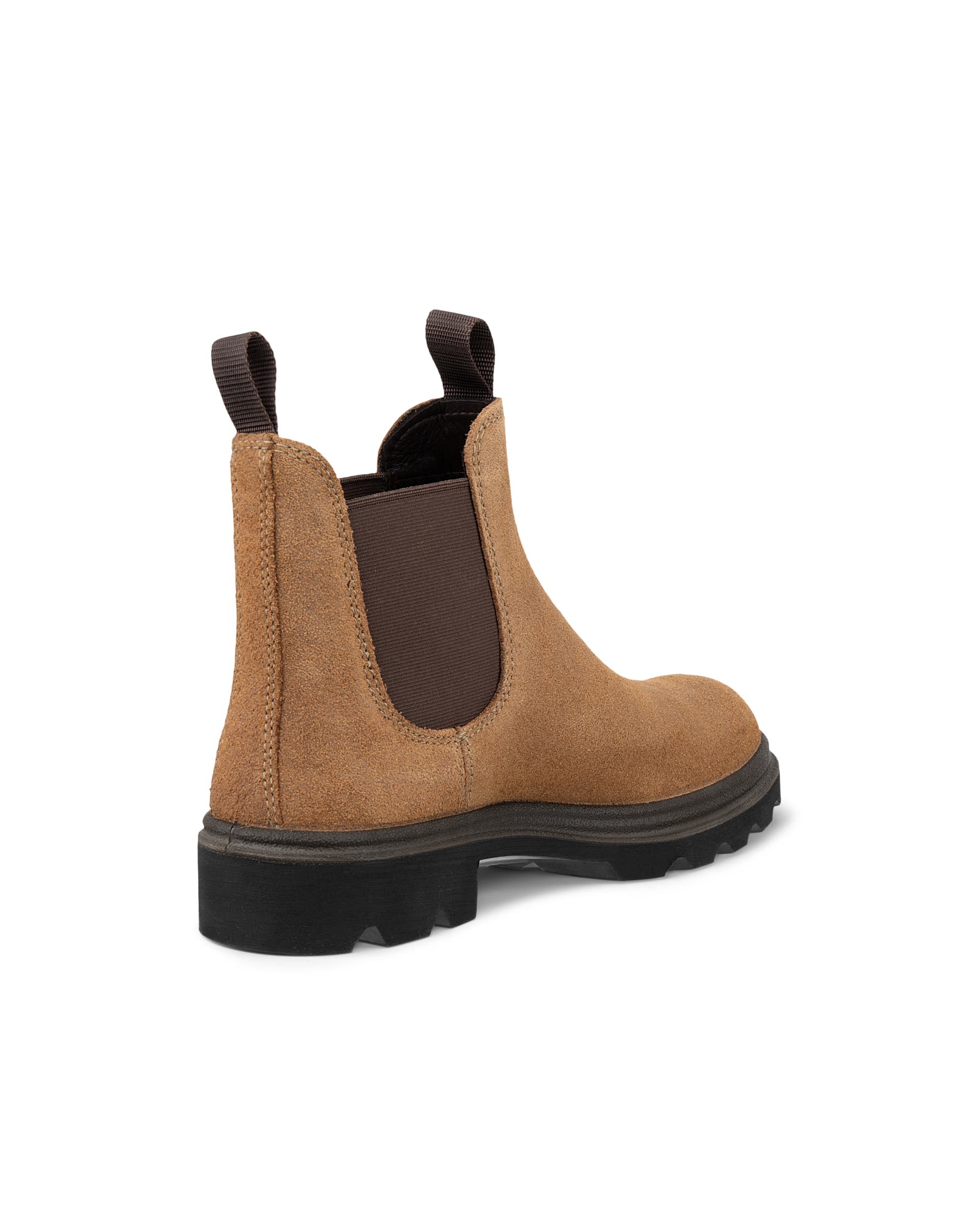 ECCO® Grainer ženske Chelsea čizme od brušene Kože - Smeđa - Back