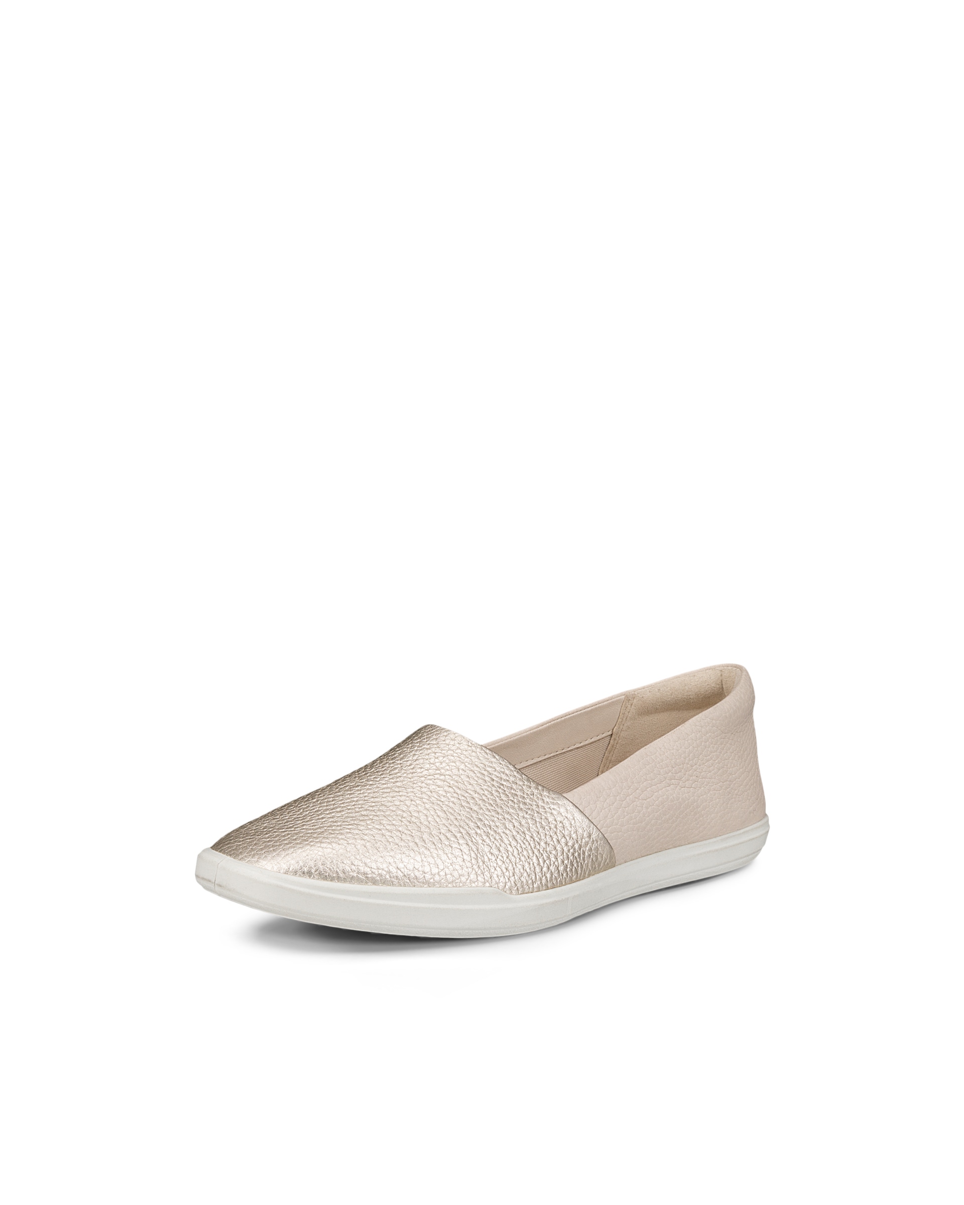 Women's ECCO® Simpil Leather Loafer - Metallic - Main