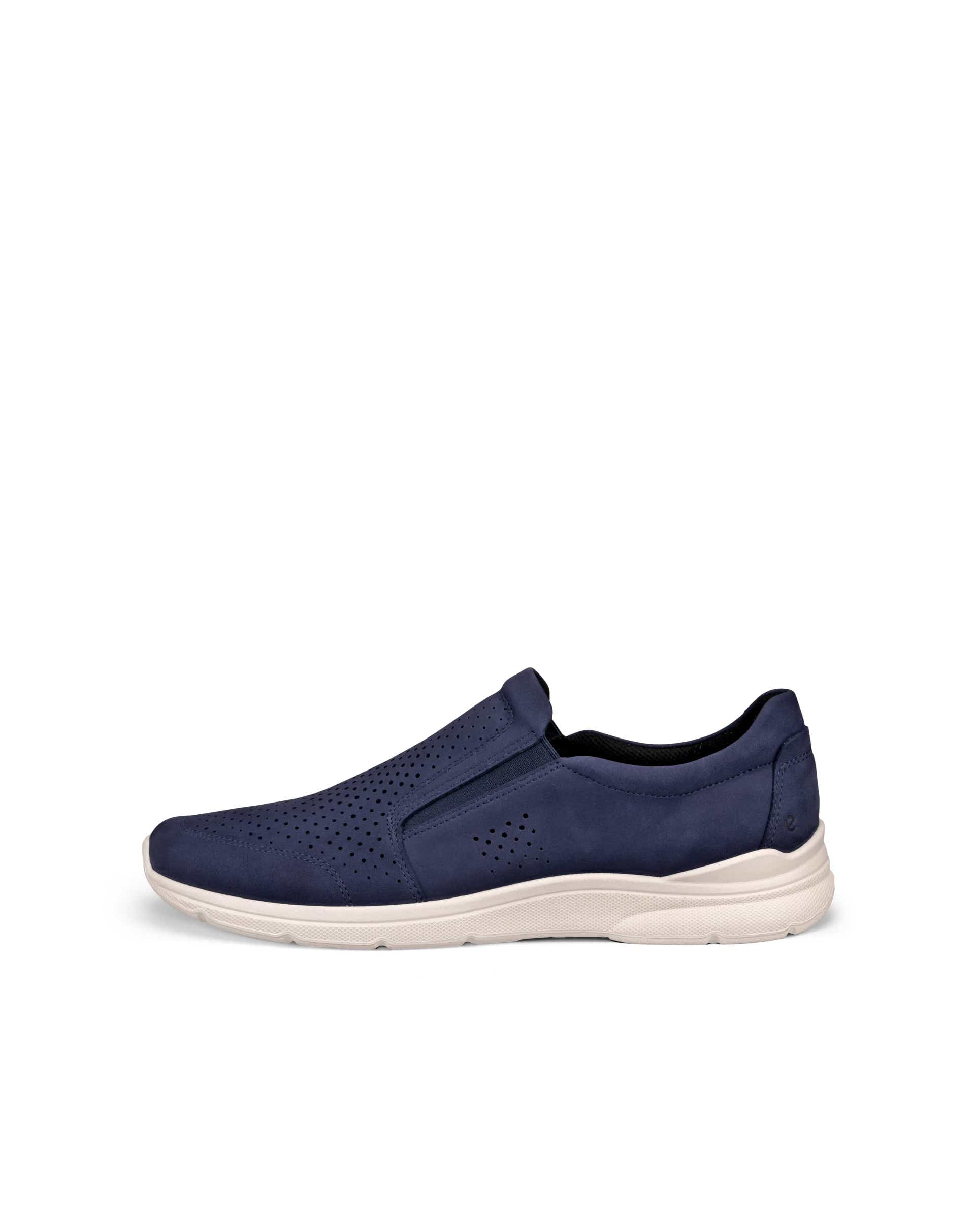 Sapatos nobuck homem ECCO® Irving - Azul - Outside