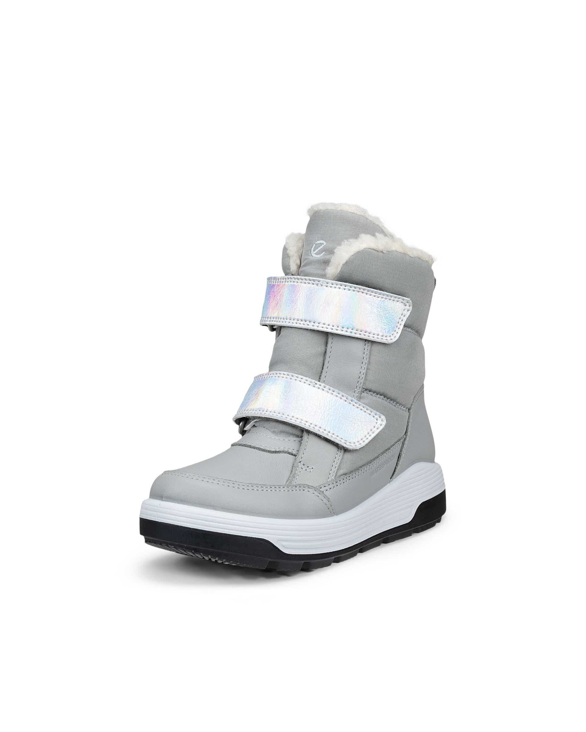 Detské textilné nepremokavá zimné čižmy ECCO® URBAN SNOWBOARDER 2.0 - Sivá - Main