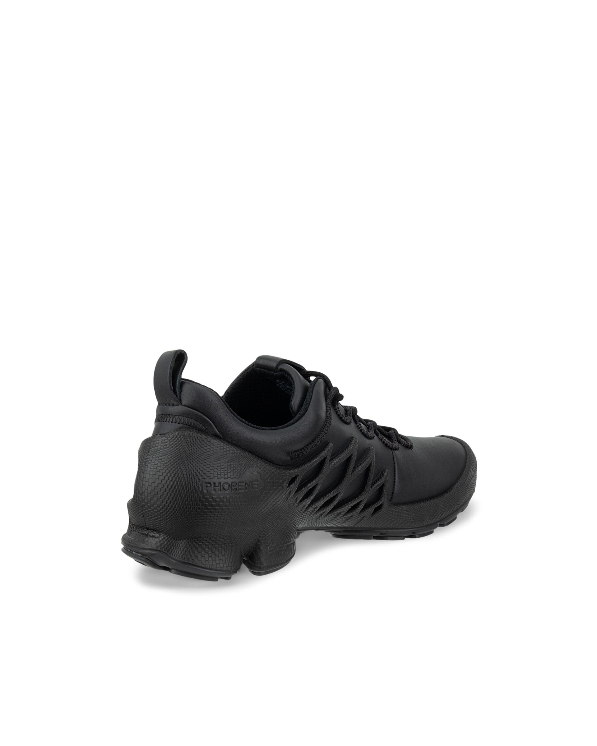 Women's ECCO® BIOM AEX Leather Shoe - Black - Back