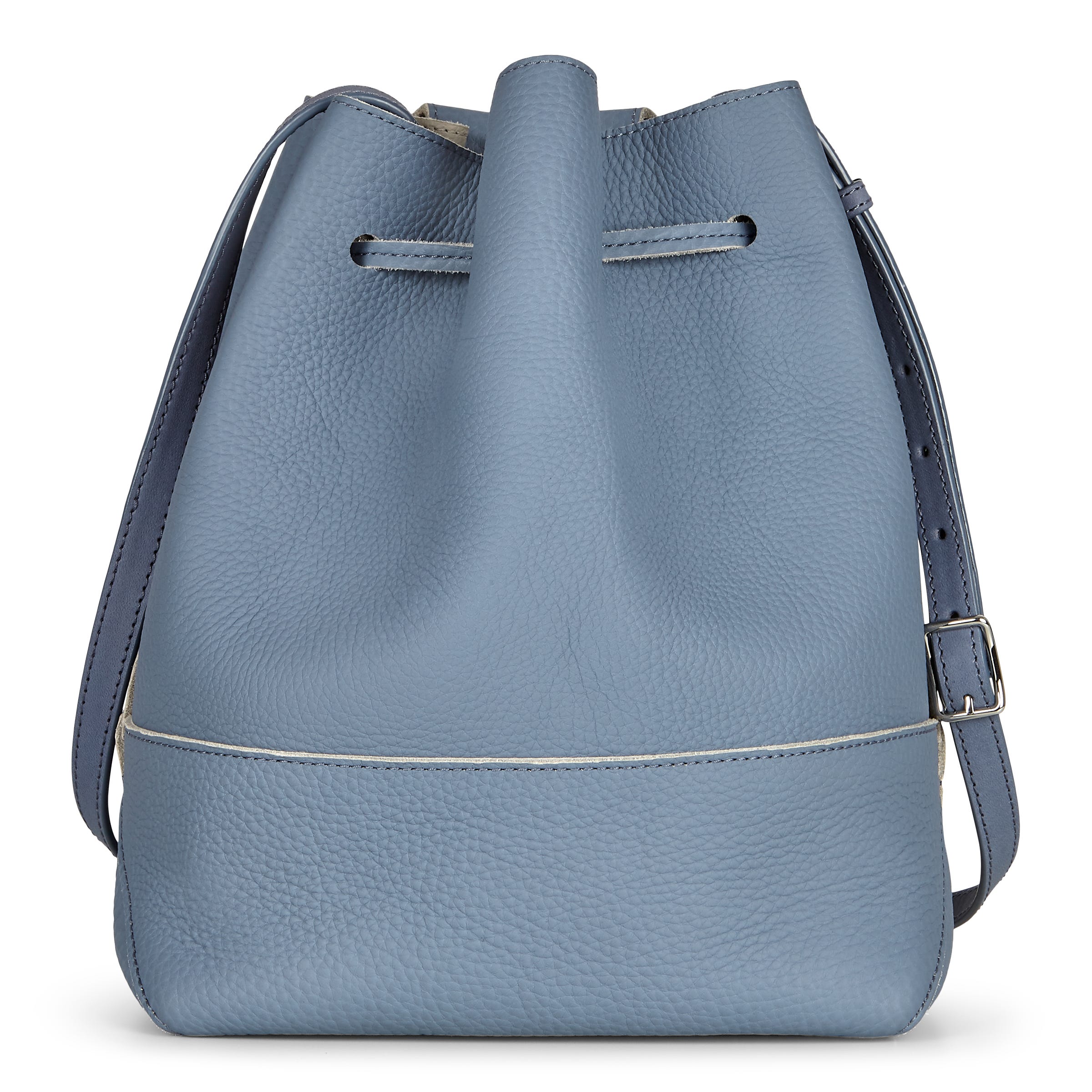 ECCO Jilin Tandem Drawstring Bucket Bag - Blue - Back
