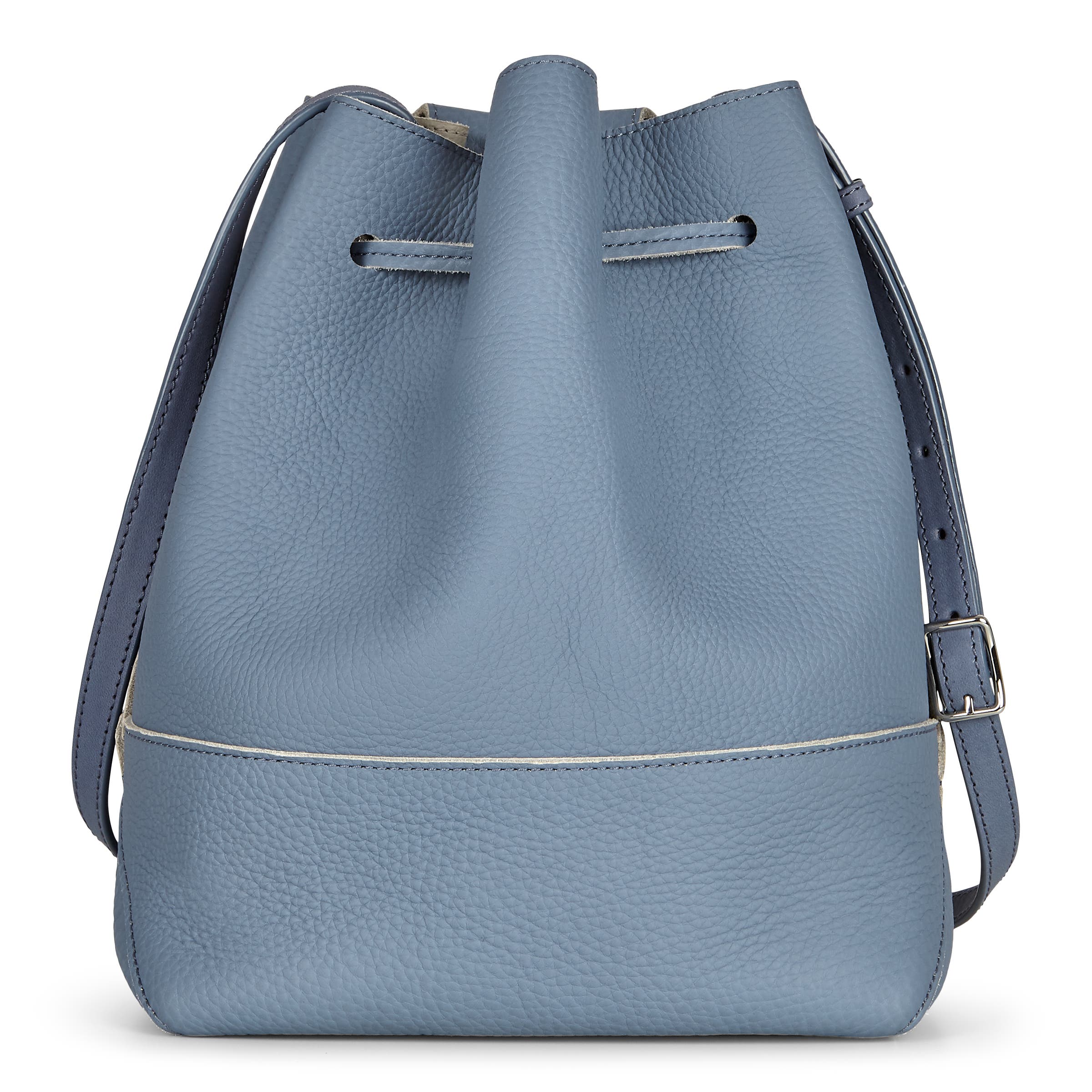 ECCO Jilin Tandem Drawstring Bucket Bag - Blue - Back
