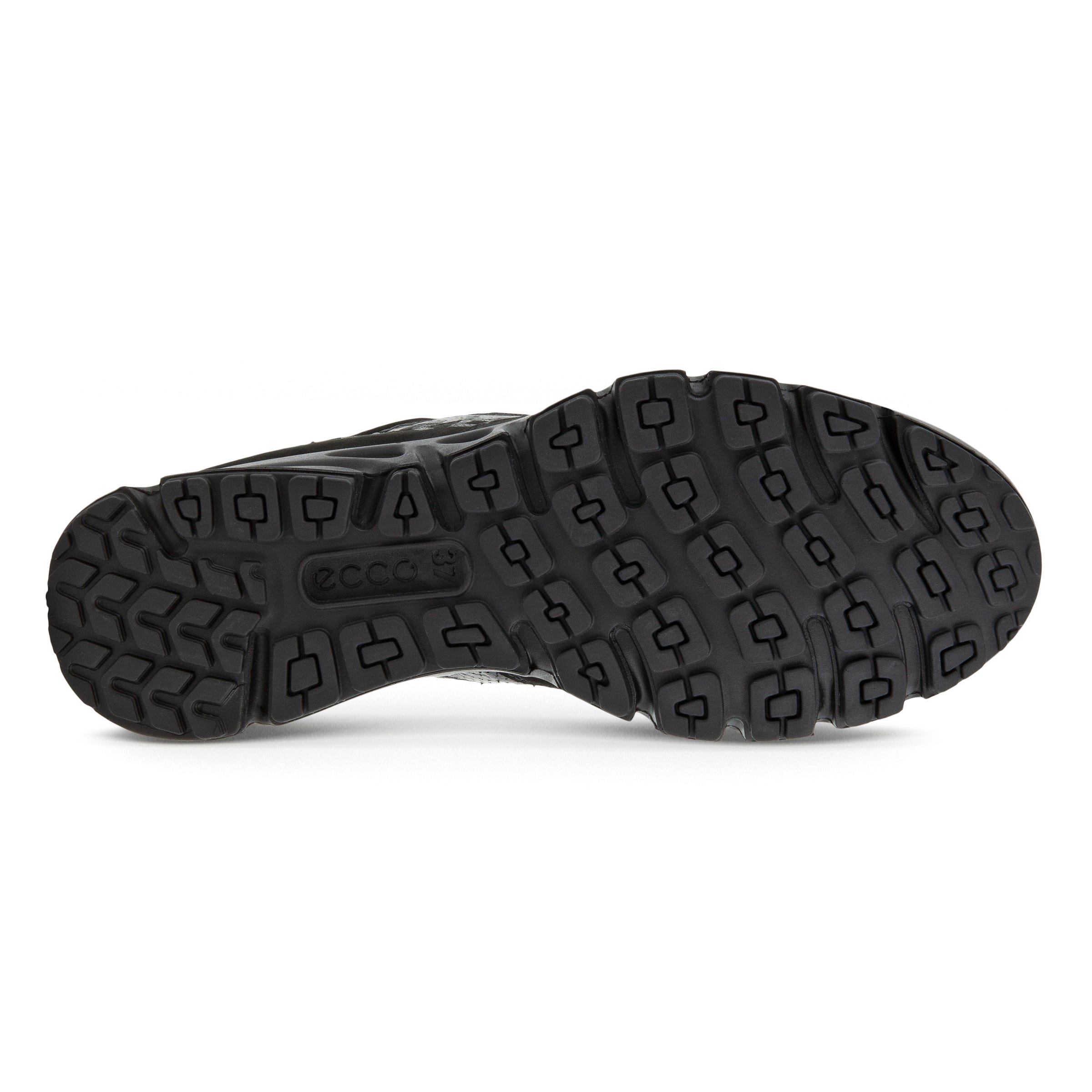 Women's ECCO® Multi-Vent Nubuck Gore-Tex Outdoor Sneaker - Black - Sole