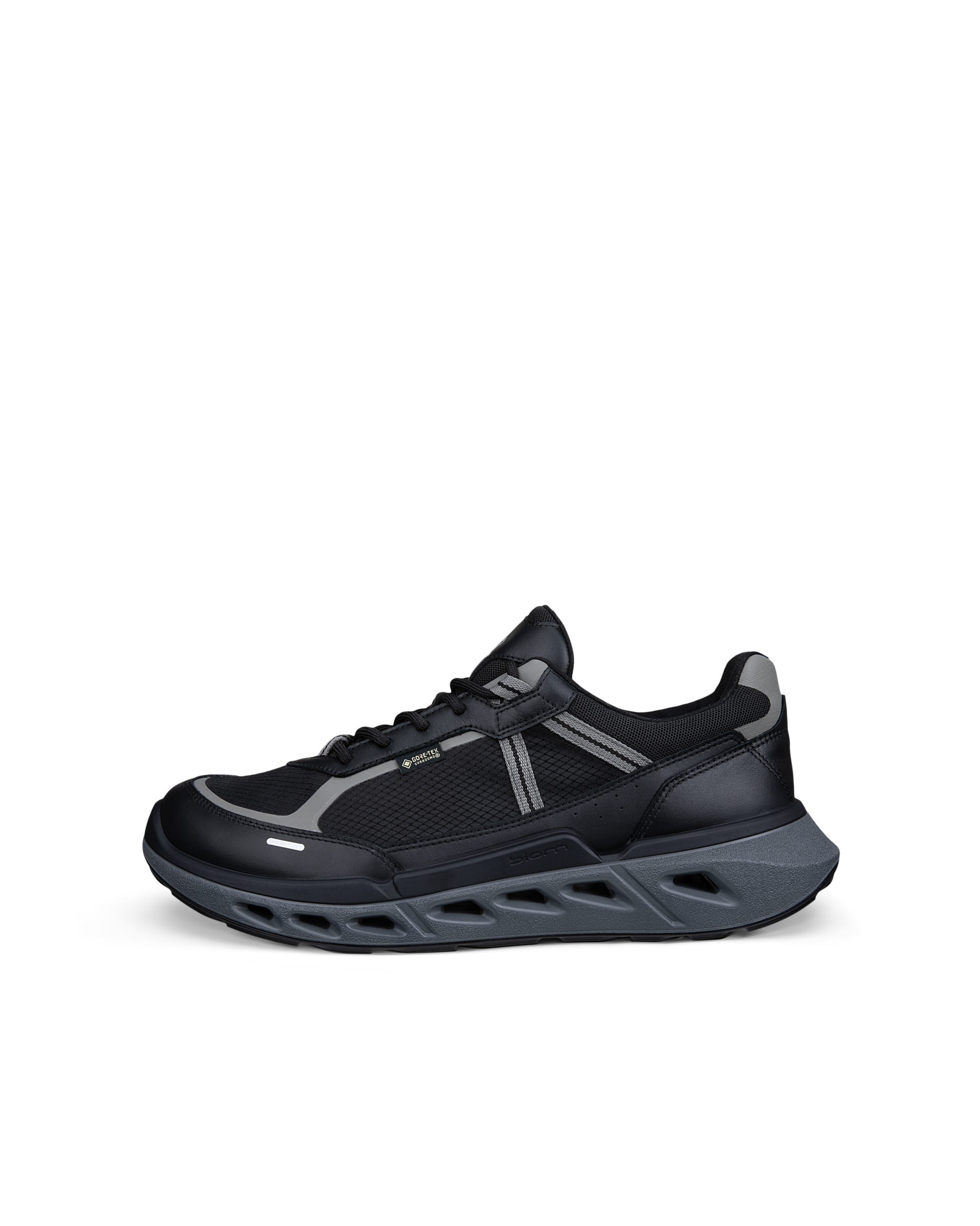 ECCO® BIOM 720 Gore-Tex sneaker i læder til herrer - Sort - Outside