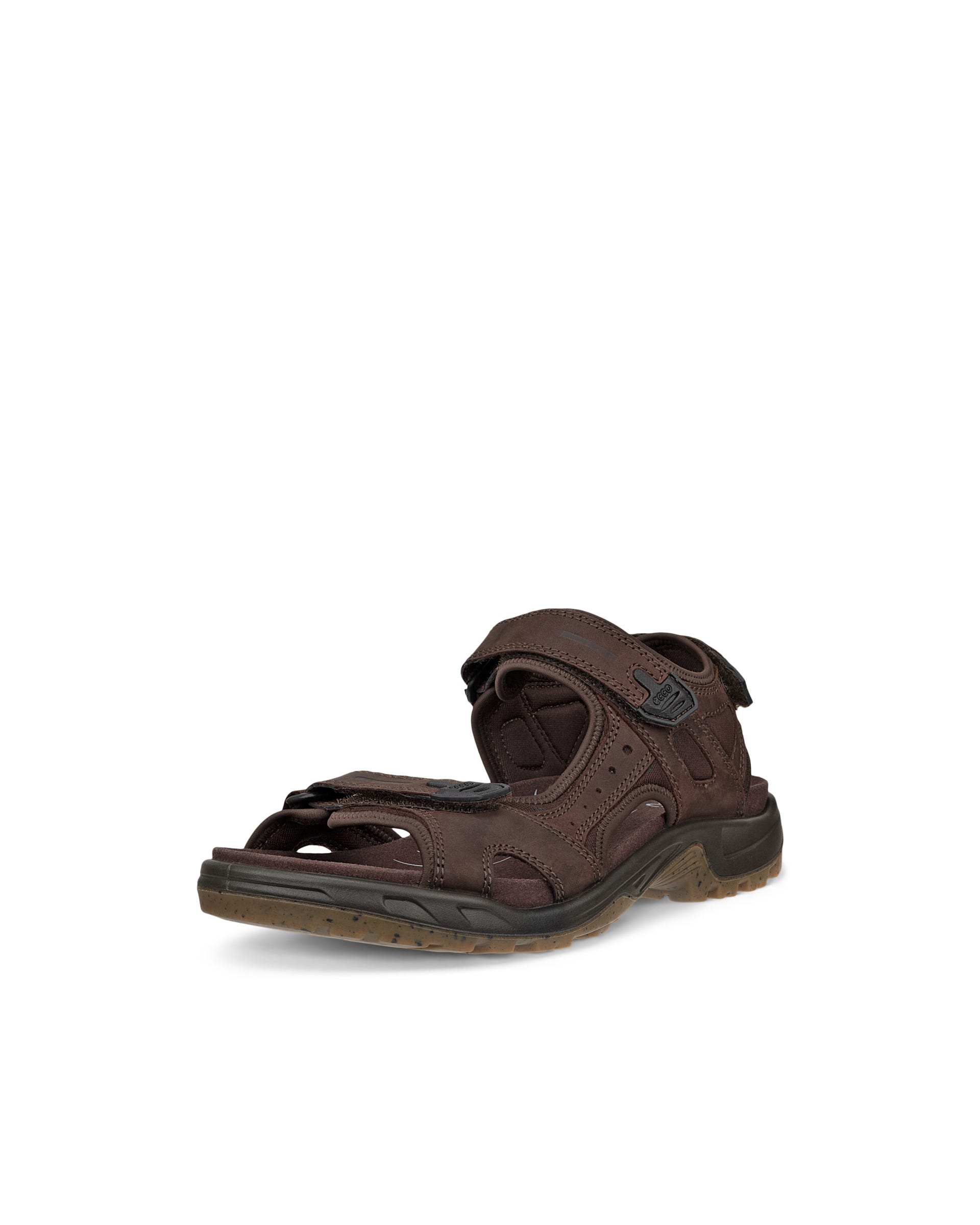 Męskie nubukowe sandały outdoor ECCO® Offroad - Brązowy - Outside